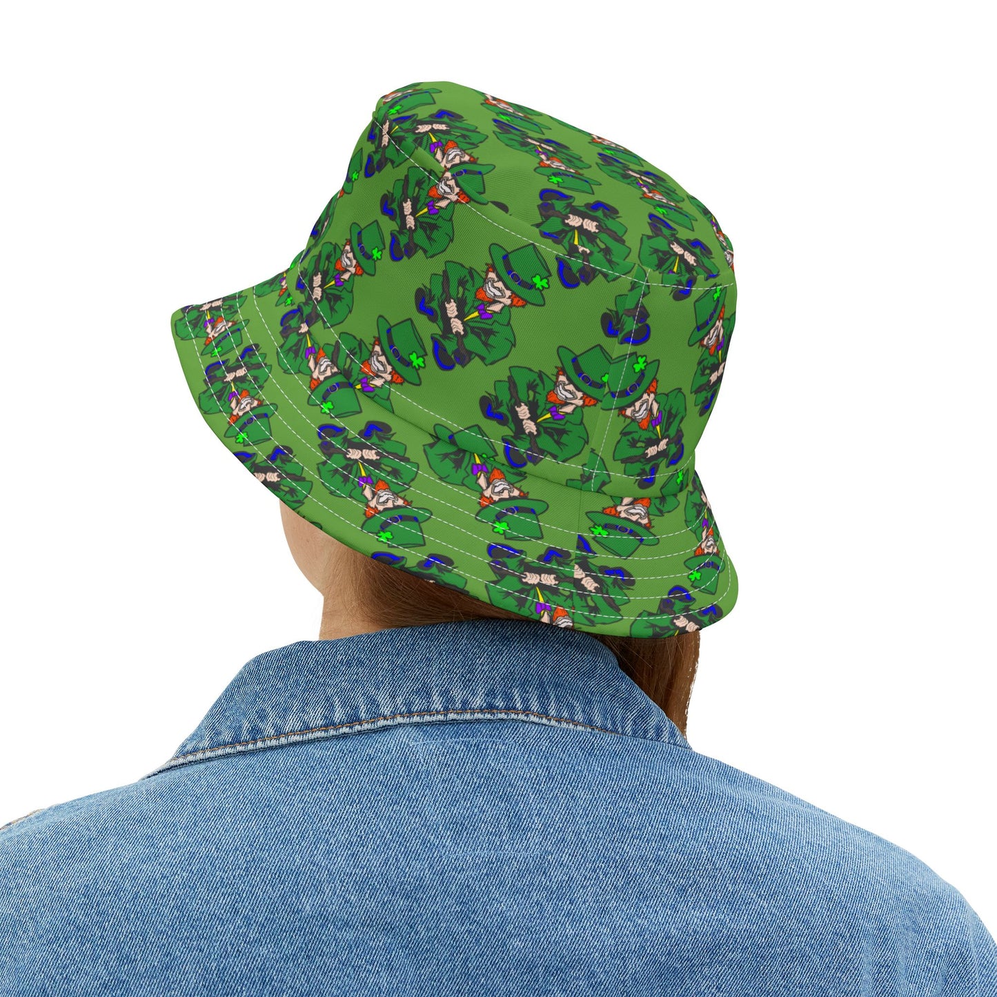 Lucky Leprechaun Bucket Hat - St. Patrick's Day Fashion Accessory