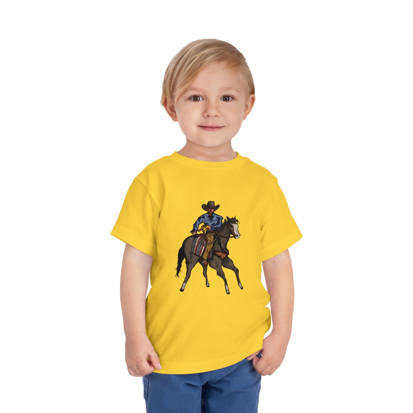 Cowboy on Horse Toddler Tee