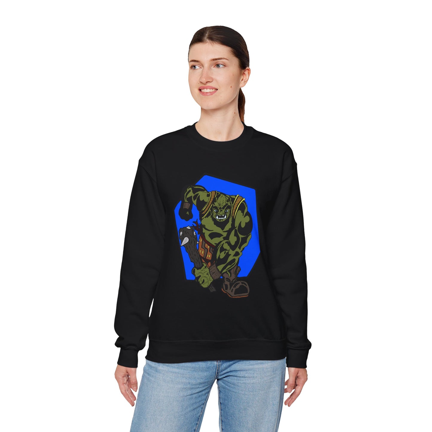 Rampaging Ogre Crewneck Sweatshirt for Marvel Fans
