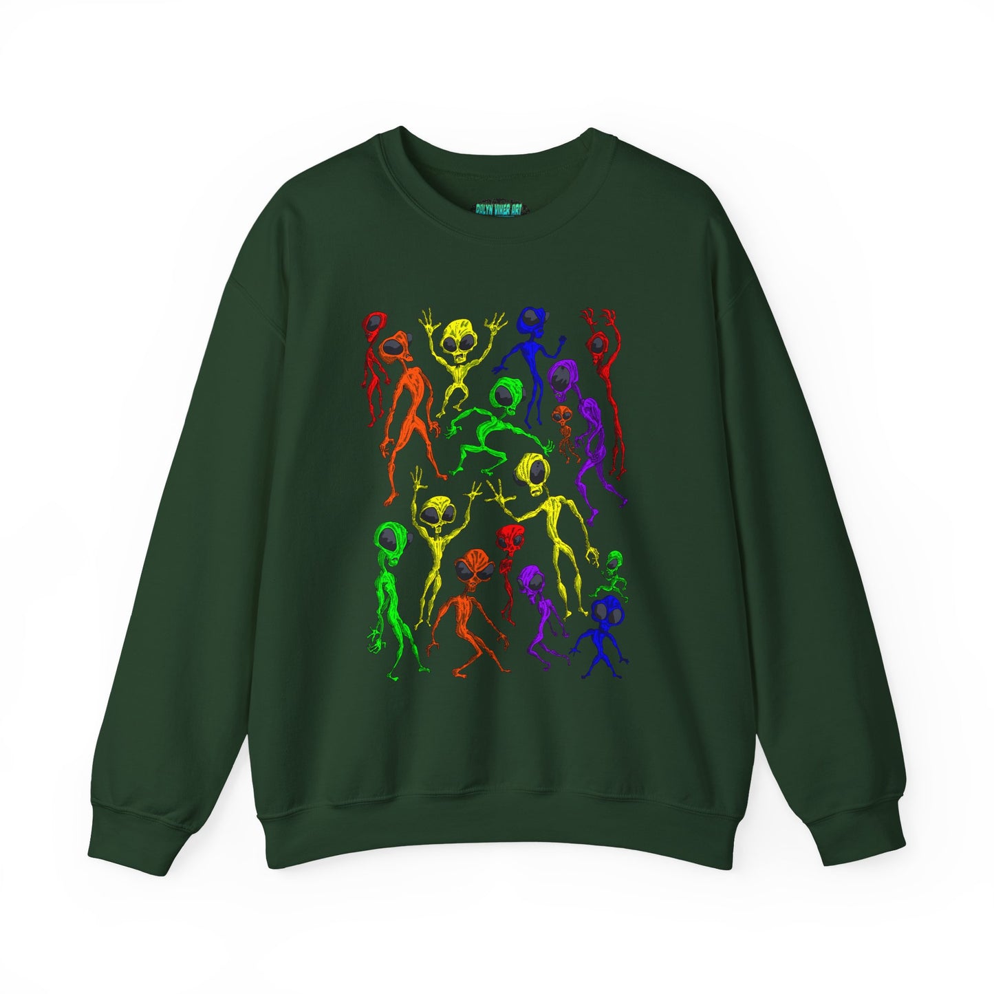 Alien Dance Party Crewneck Sweatshirt