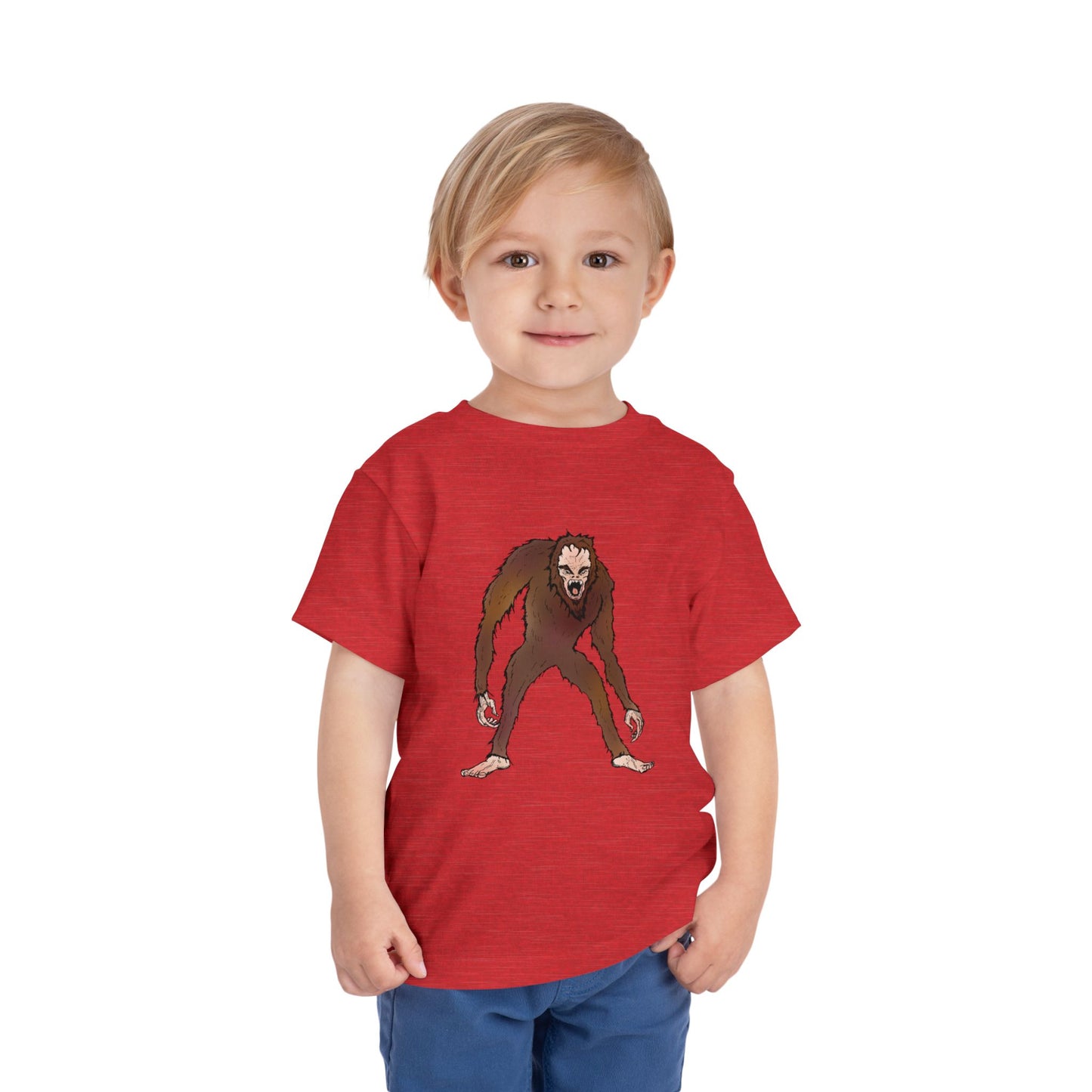 Toddler Tee — Cute Cartoon Kid-Friendly Bigfoot Graphic Shirt