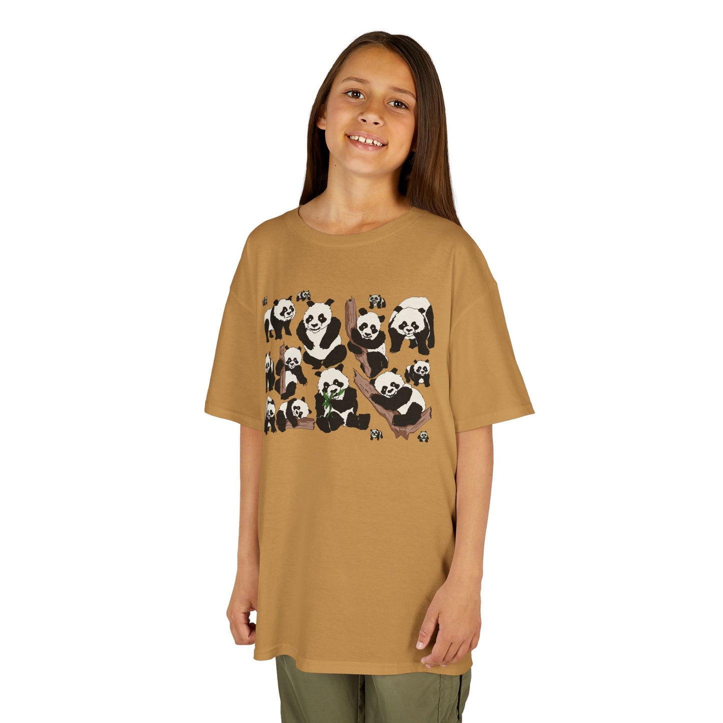 Panda Paradise Kids Tee, Cute Animal T-Shirt, Children's Gift, Birthday Present, Summer Wear, Eco-Friendly Fashion