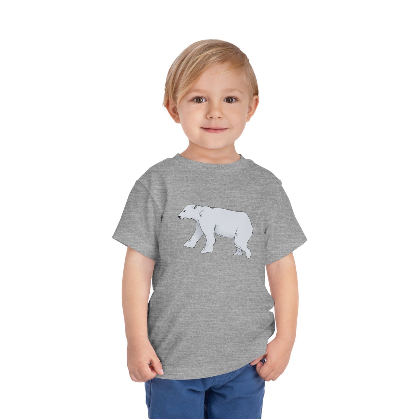 Polar Bear Toddler Tee — Cute Arctic Animal Shirt for Kids
