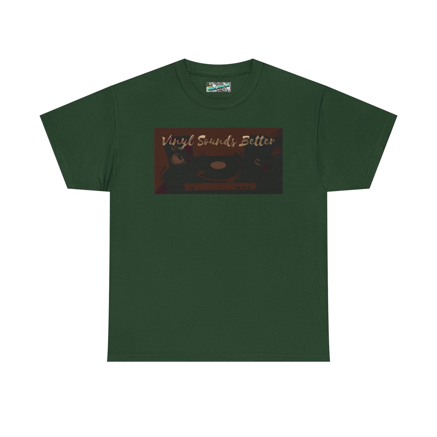 Vinyl Sounds Better T-Shirt — Retro Record Player Tee for Music Lovers