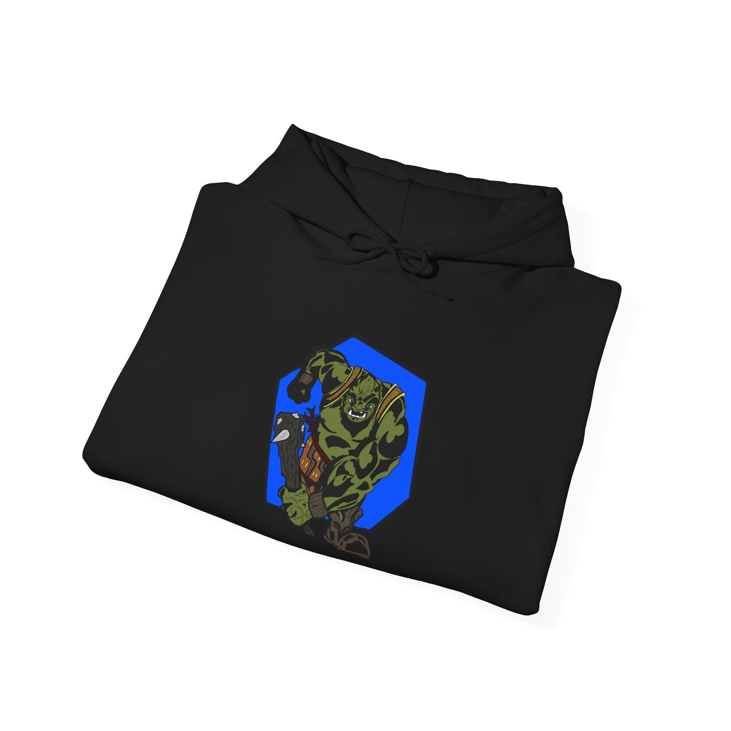 Heroic Monster Hooded Sweatshirt, Cozy Casual, Gift for Gamer, Geek Wear, Unisex Hoodie, Birthday Present, Halloween Style
