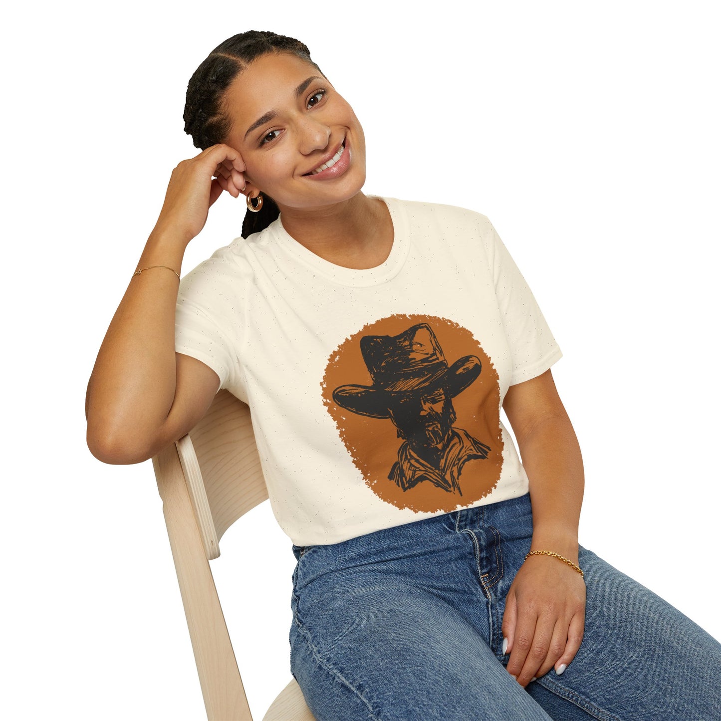 Southwest Cowboy Unisex T-Shirt - Western Rancher Design