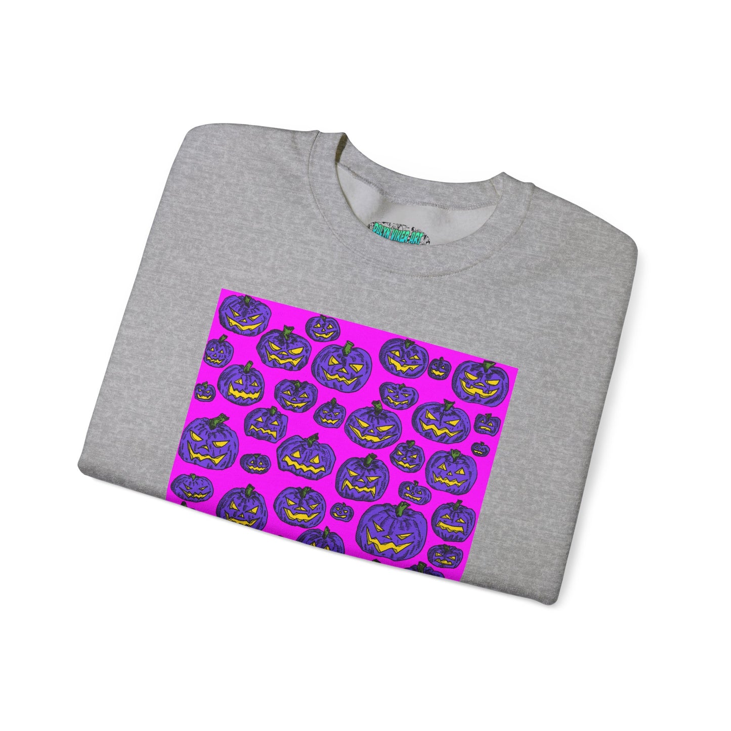 Halloween Pumpkin Crewneck Sweatshirt