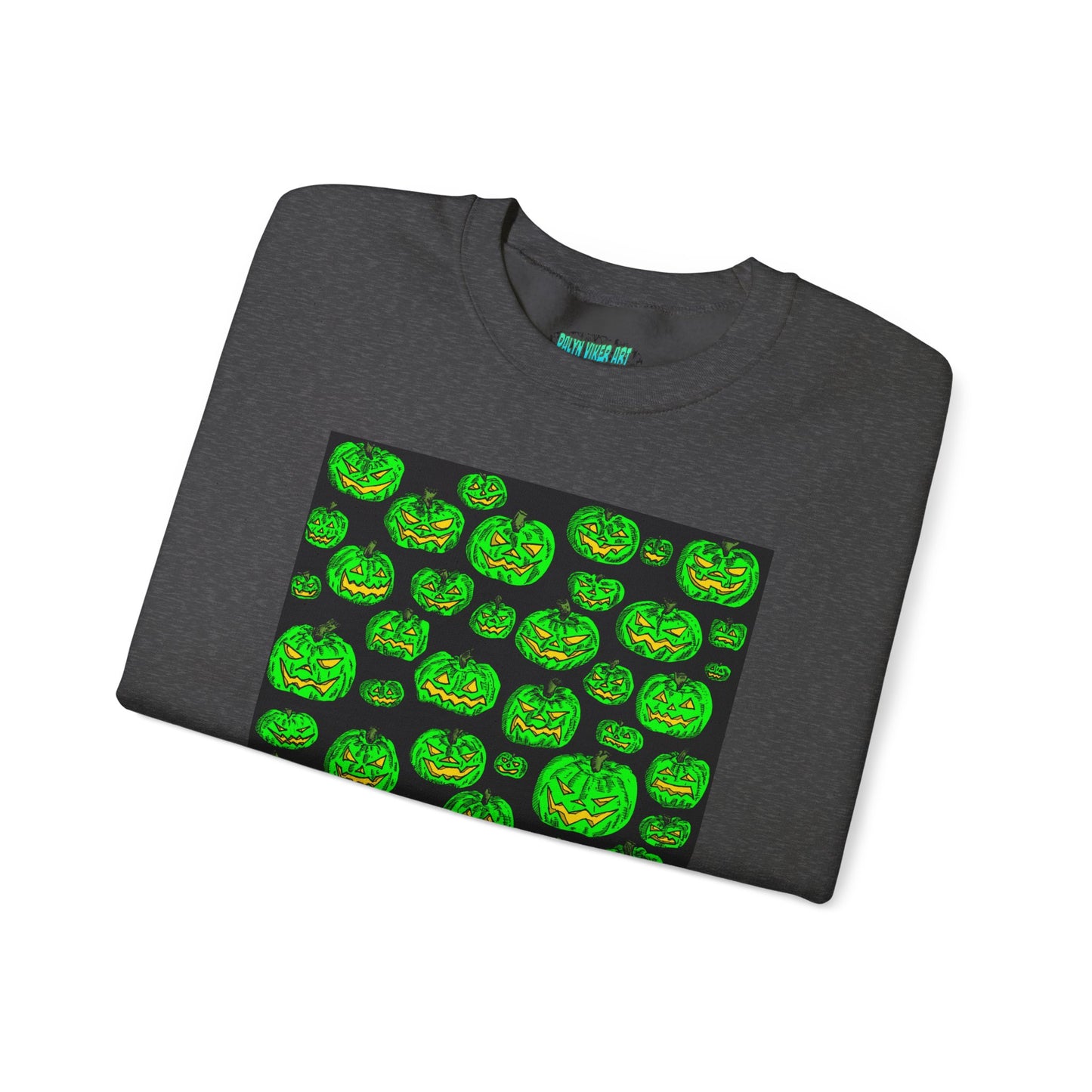 Halloween Pumpkin Crewneck Sweatshirt