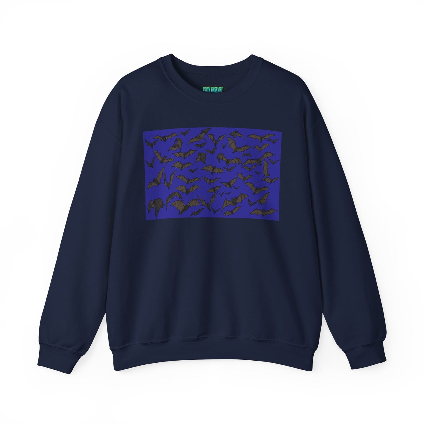 Stylish Bats Unisex Crewneck Sweatshirt with Abstract Design