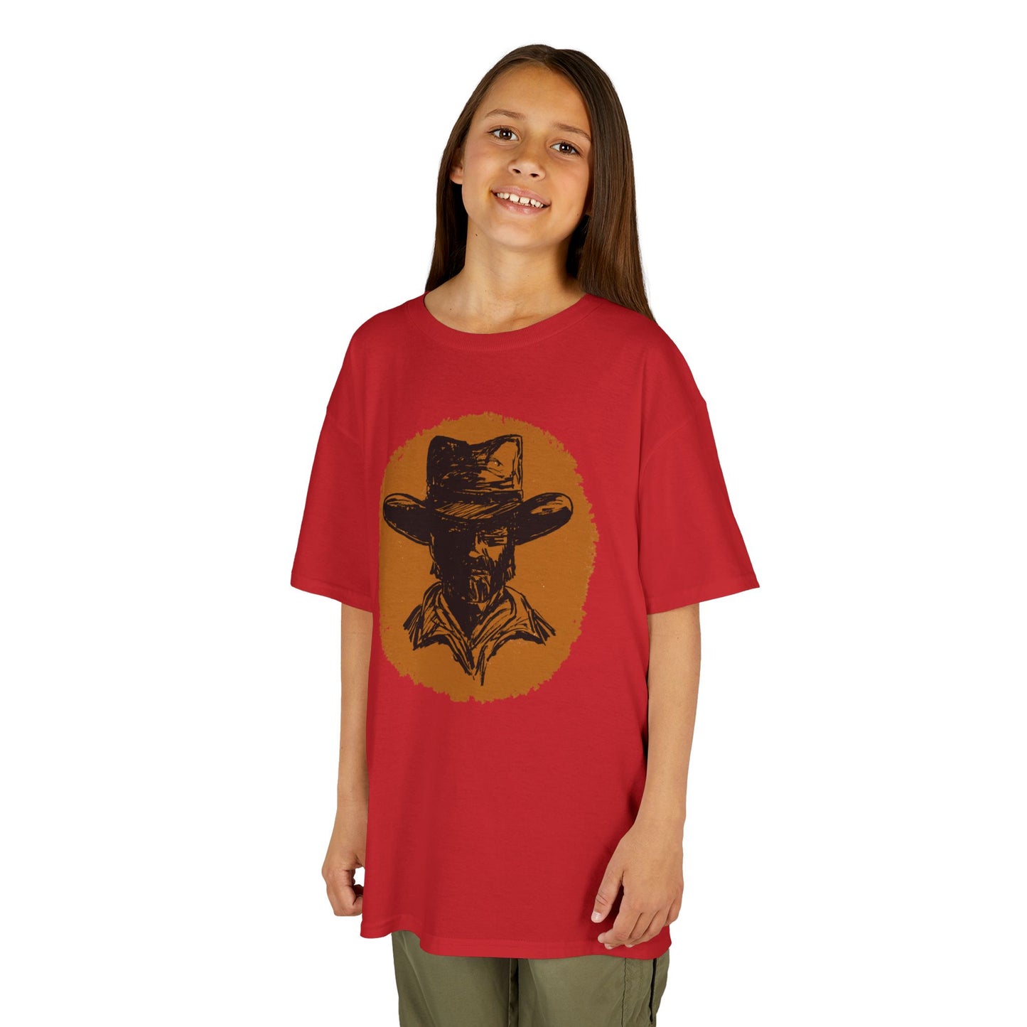 Southwestern Cowboy Kids Heavy Cotton™ Tee