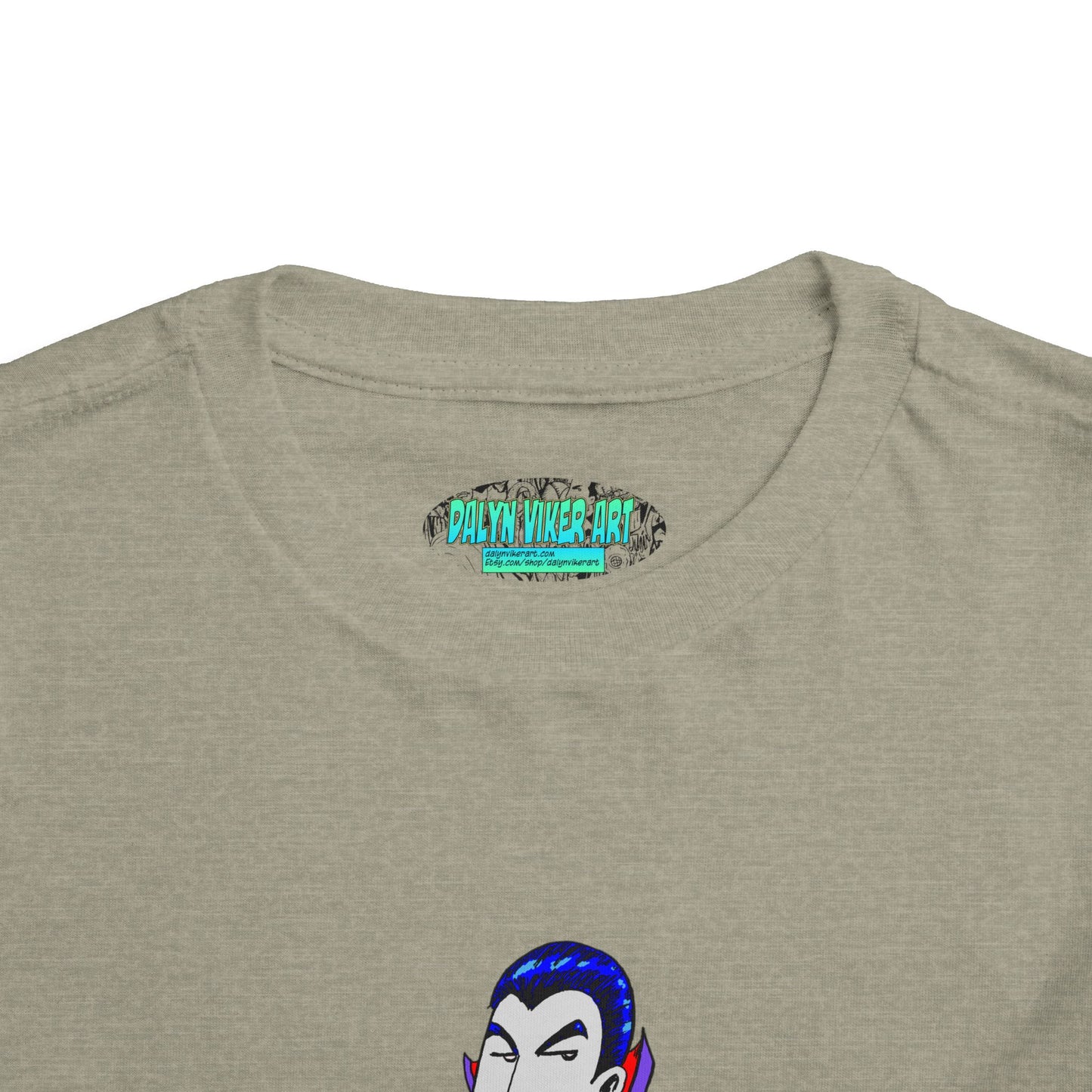 Toddler Tee — Cute Cartoon Vampire Graphic Shirt for Kids