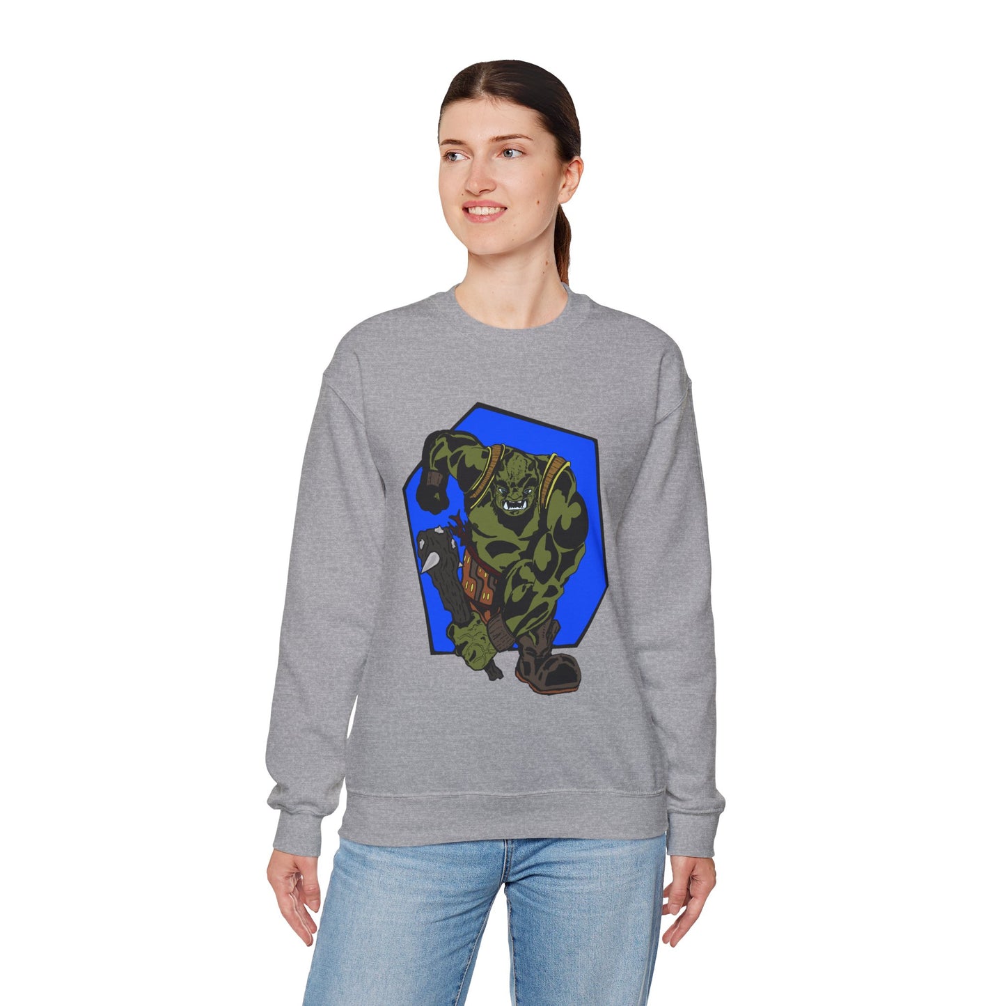 Rampaging Ogre Crewneck Sweatshirt for Marvel Fans