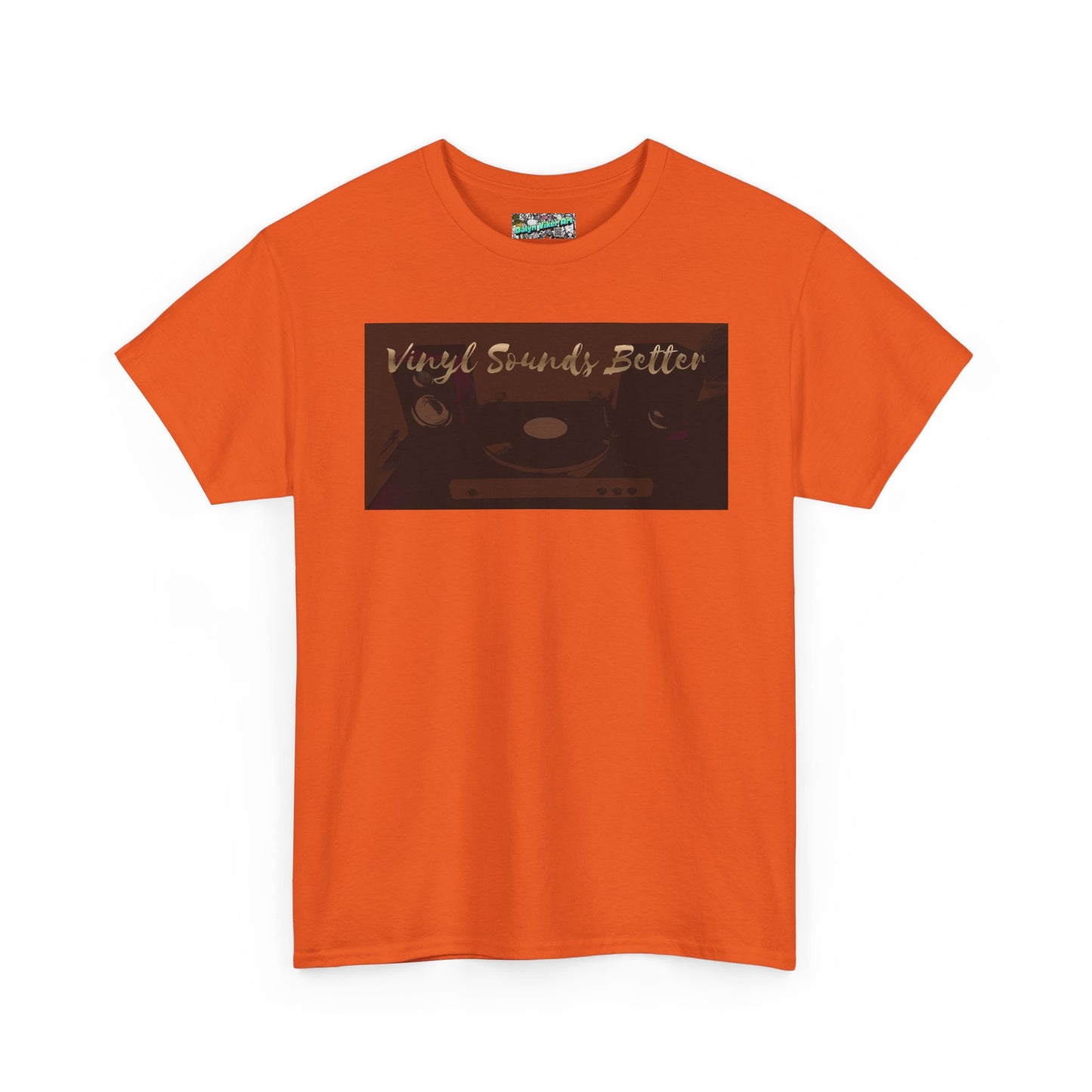 Vinyl Sounds Better T-Shirt — Retro Record Player Tee for Music Lovers