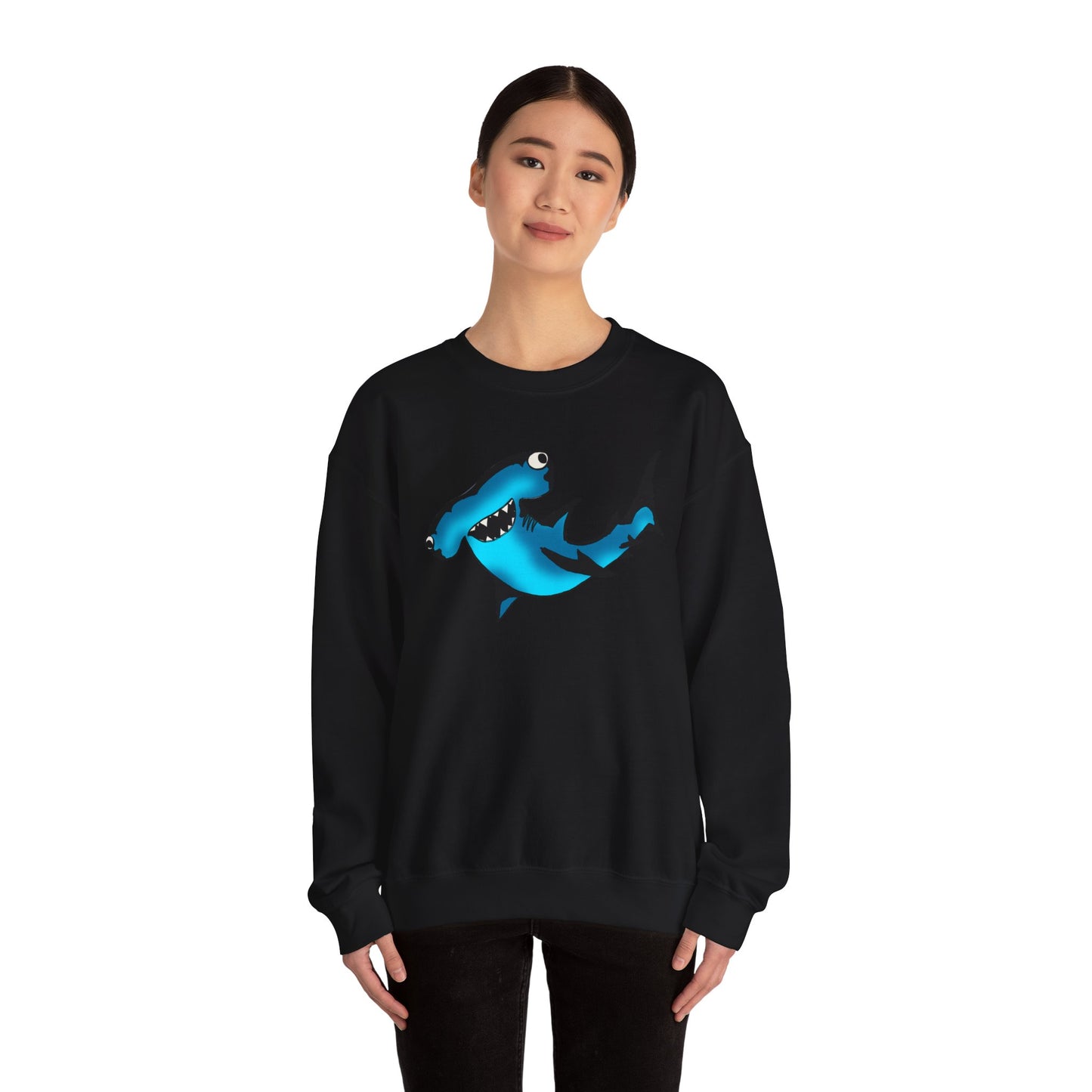Harley Hammerhead Cute Shark Graphic Unisex Sweatshirt