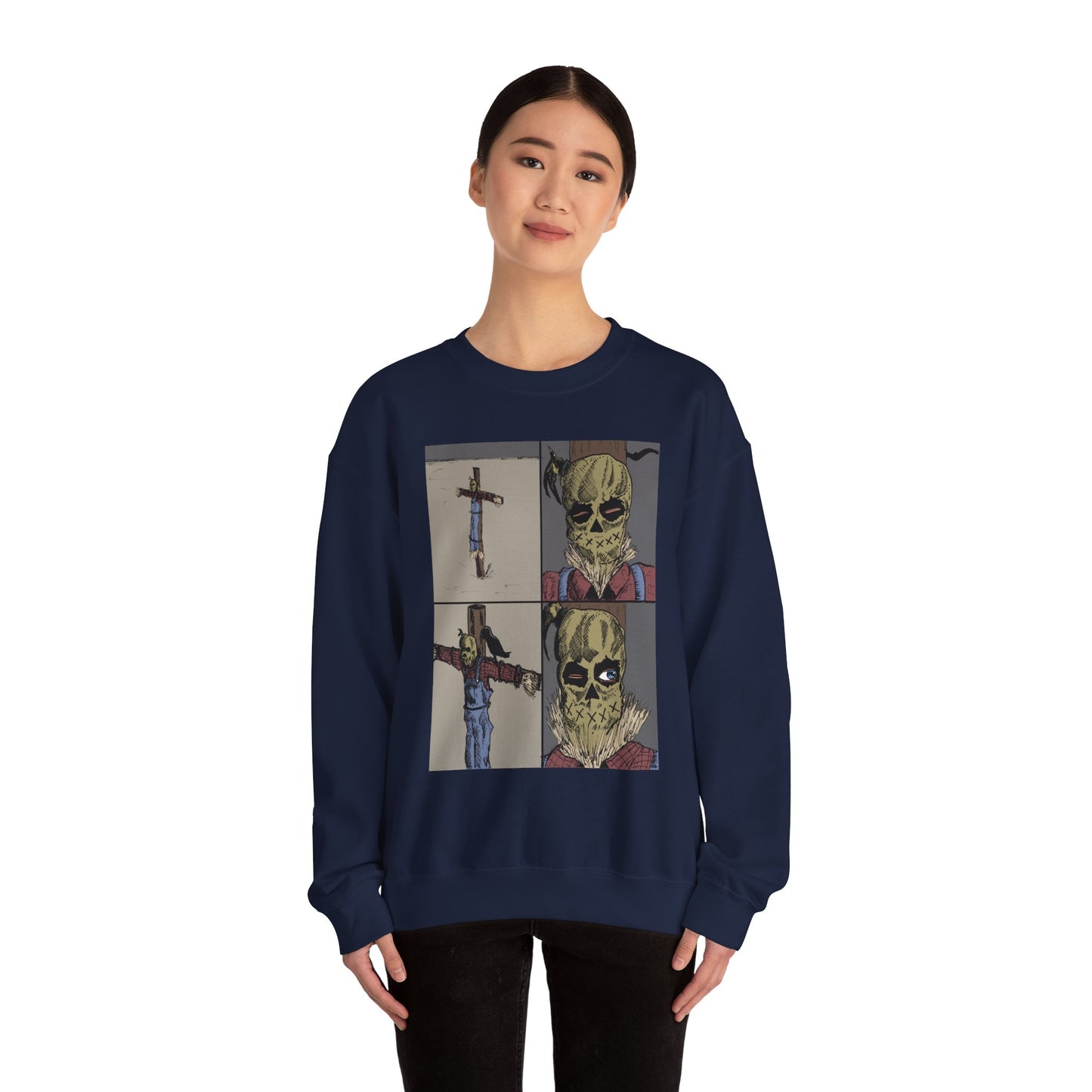 Scarecrow Graphic Crewneck Sweatshirt