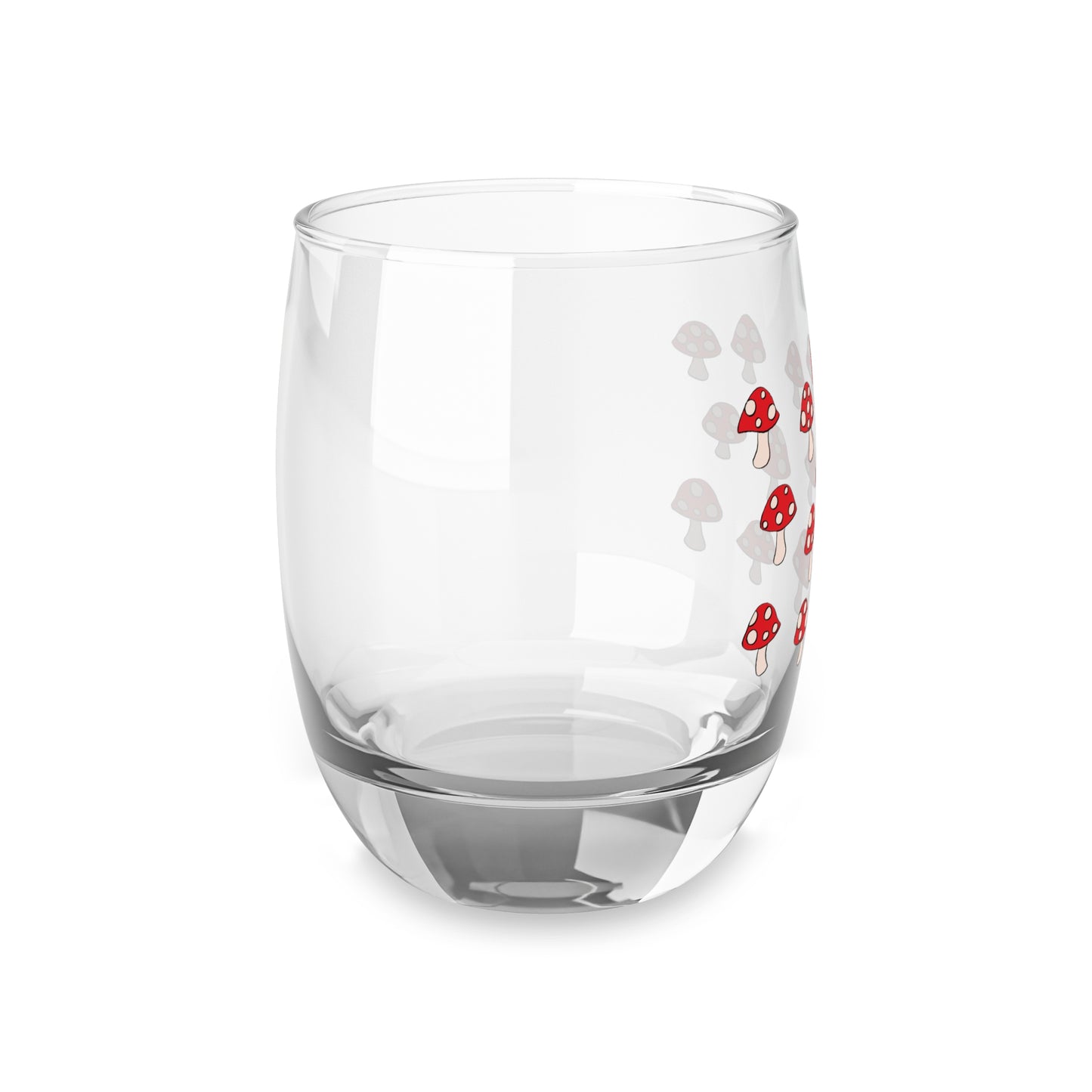 Fungus Among Us - Cartoon Mushroom Whiskey Glass