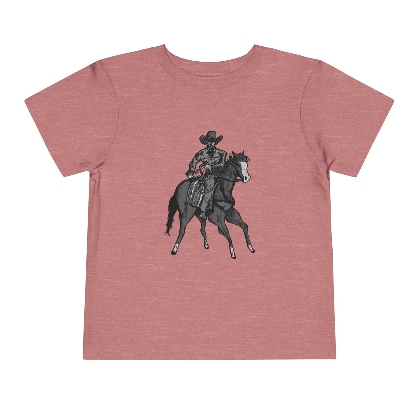 Toddler Western Cowboy Tee — Horseback Rider Graphic Shirt