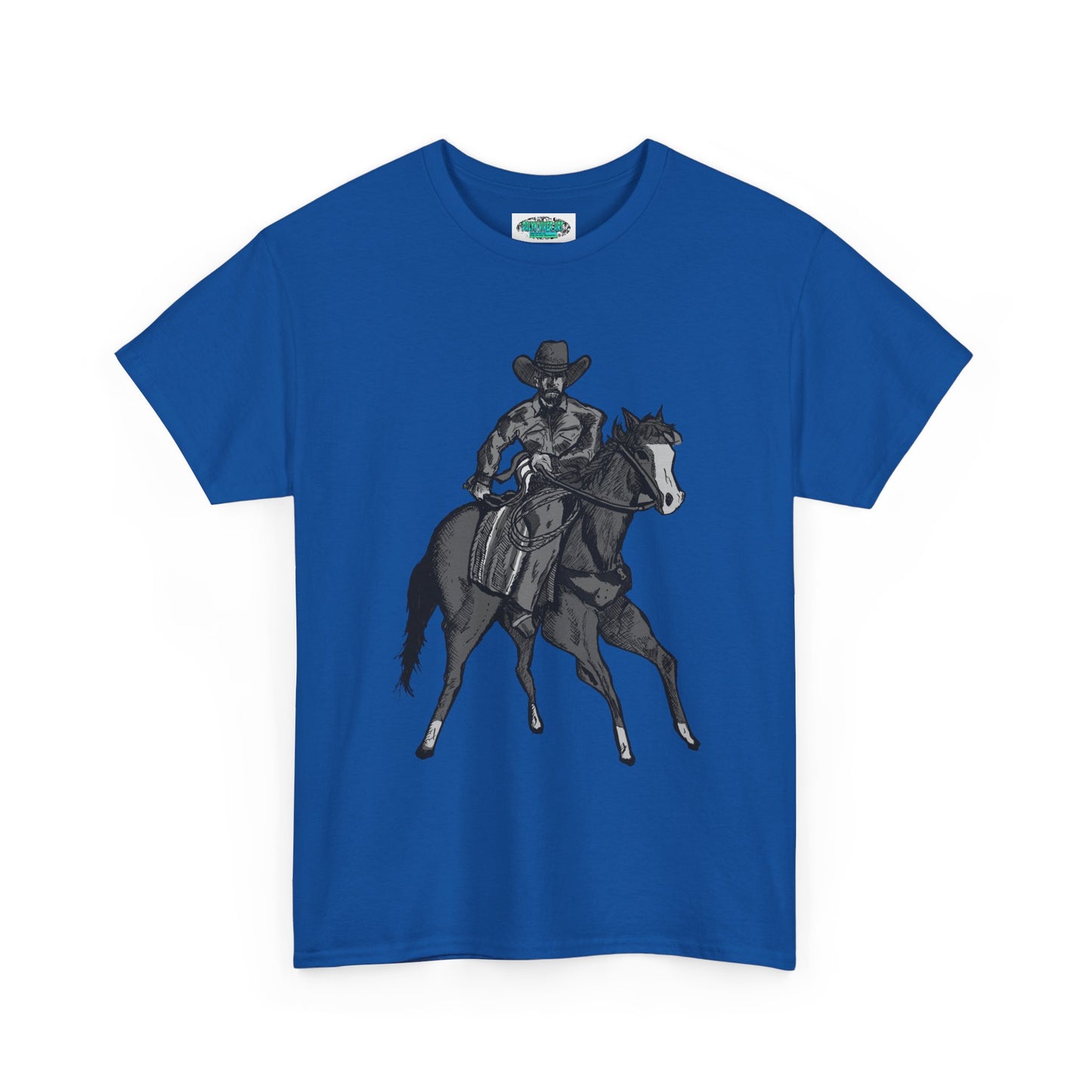Cowboy on Horseback T‑Shirt — Vintage Western Rodeo Tee