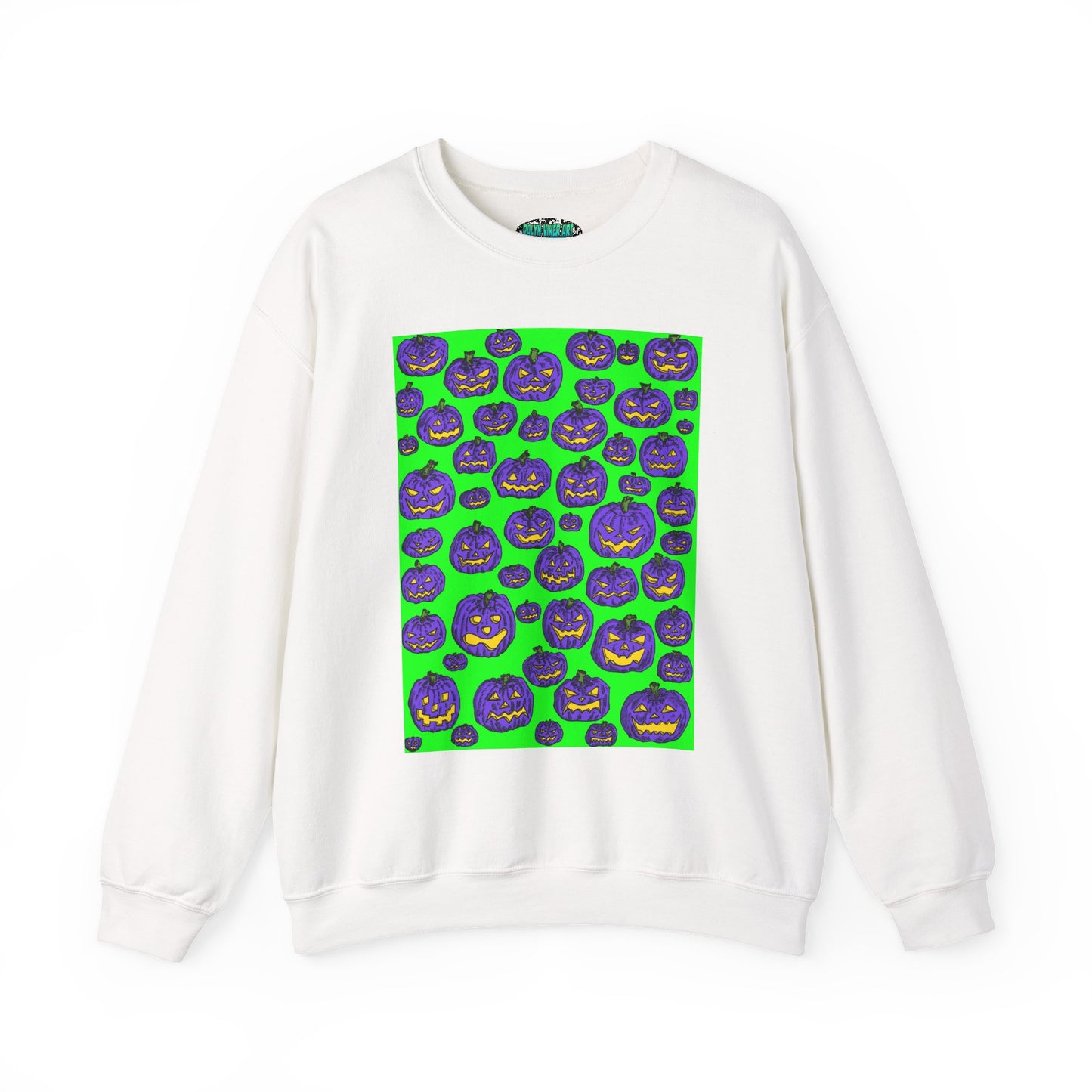 Halloween Pumpkin Crewneck Sweatshirt