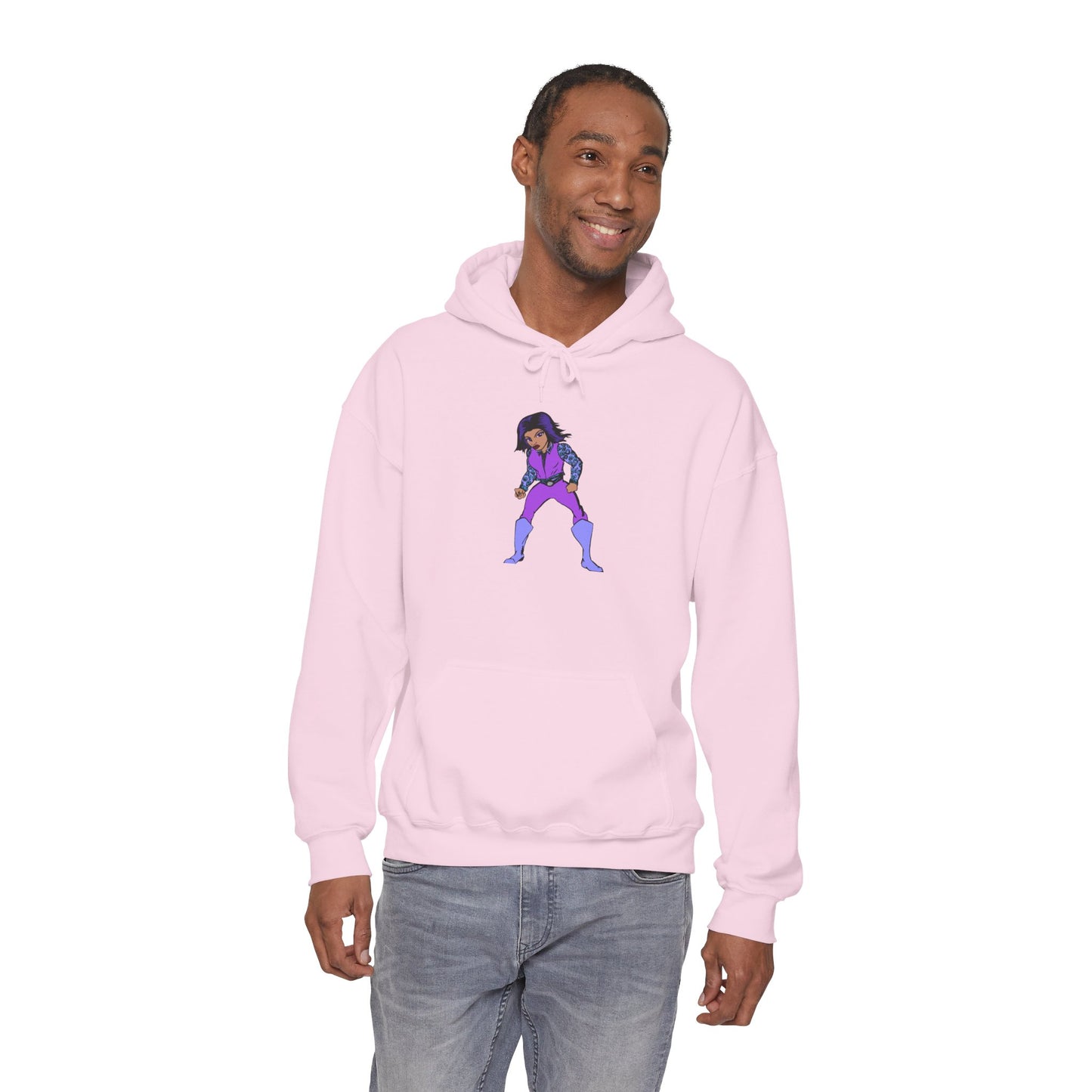 Funky Superhero Hoodie: Unisex Sweatshirt, Cozy Gift for Cartoon Lovers, Perfect for Comfy Days, Great for Halloween