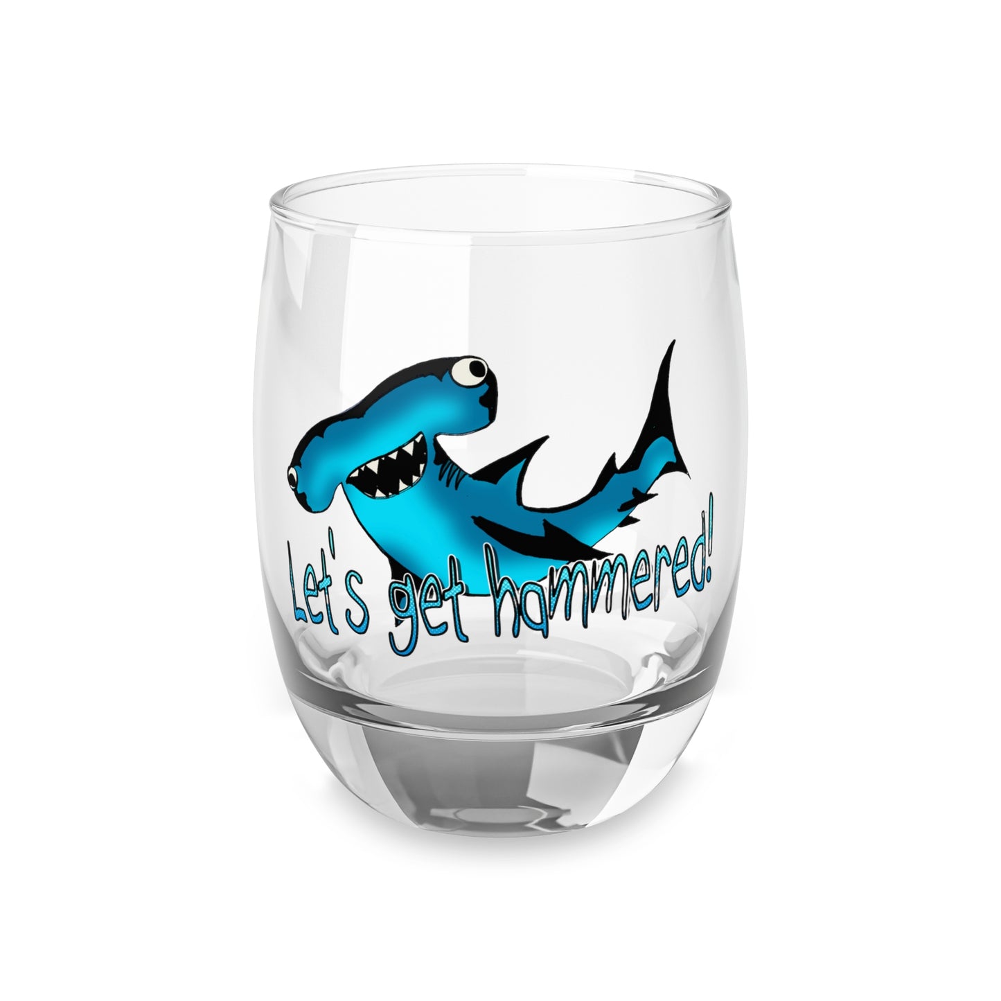 Let's Get Hammered!  Hammerhead Shark Whiskey Glass