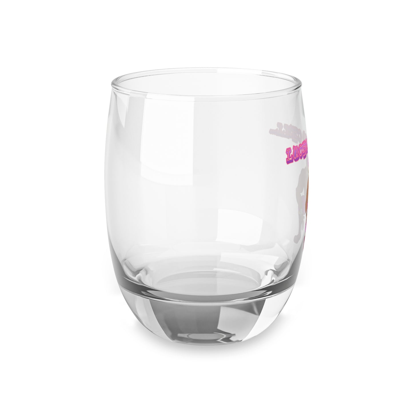 Lucha & Chill Whiskey Glass