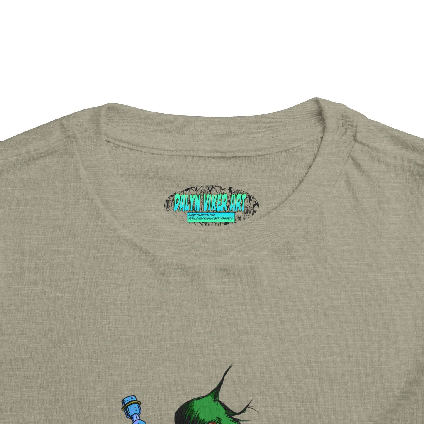 Toddler Tee — Colorful Space Hero Graphic
