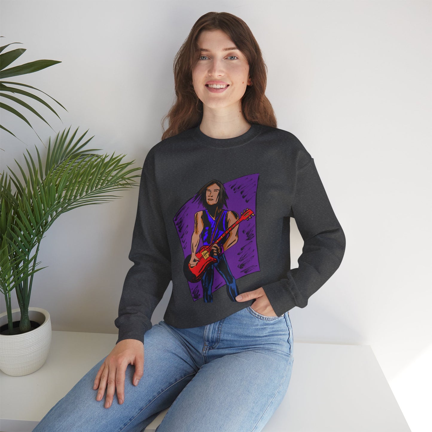 Rock Star Vintage Crewneck Sweatshirt