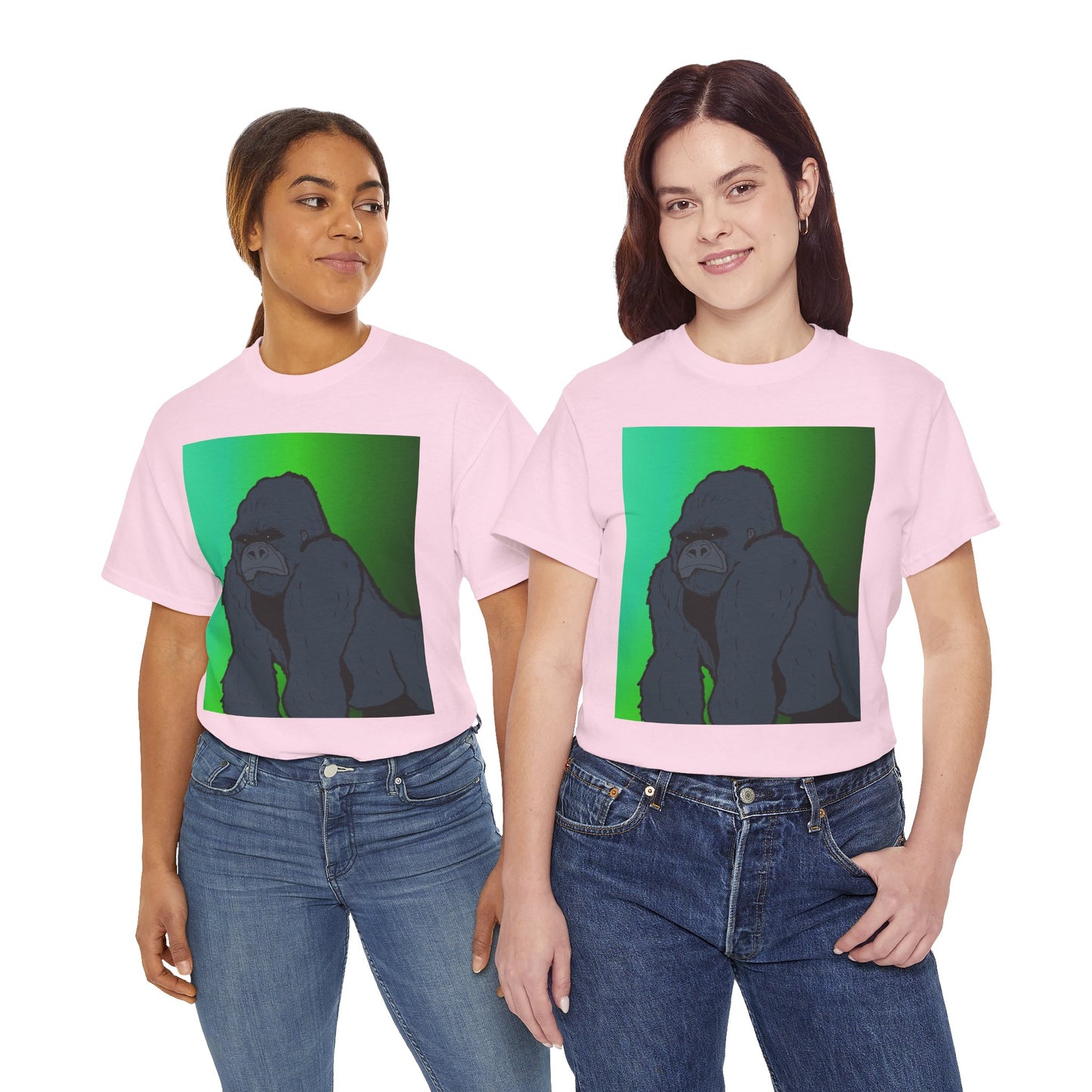 Gorilla Portrait Tee – Graphic Ape Illustration T-Shirt