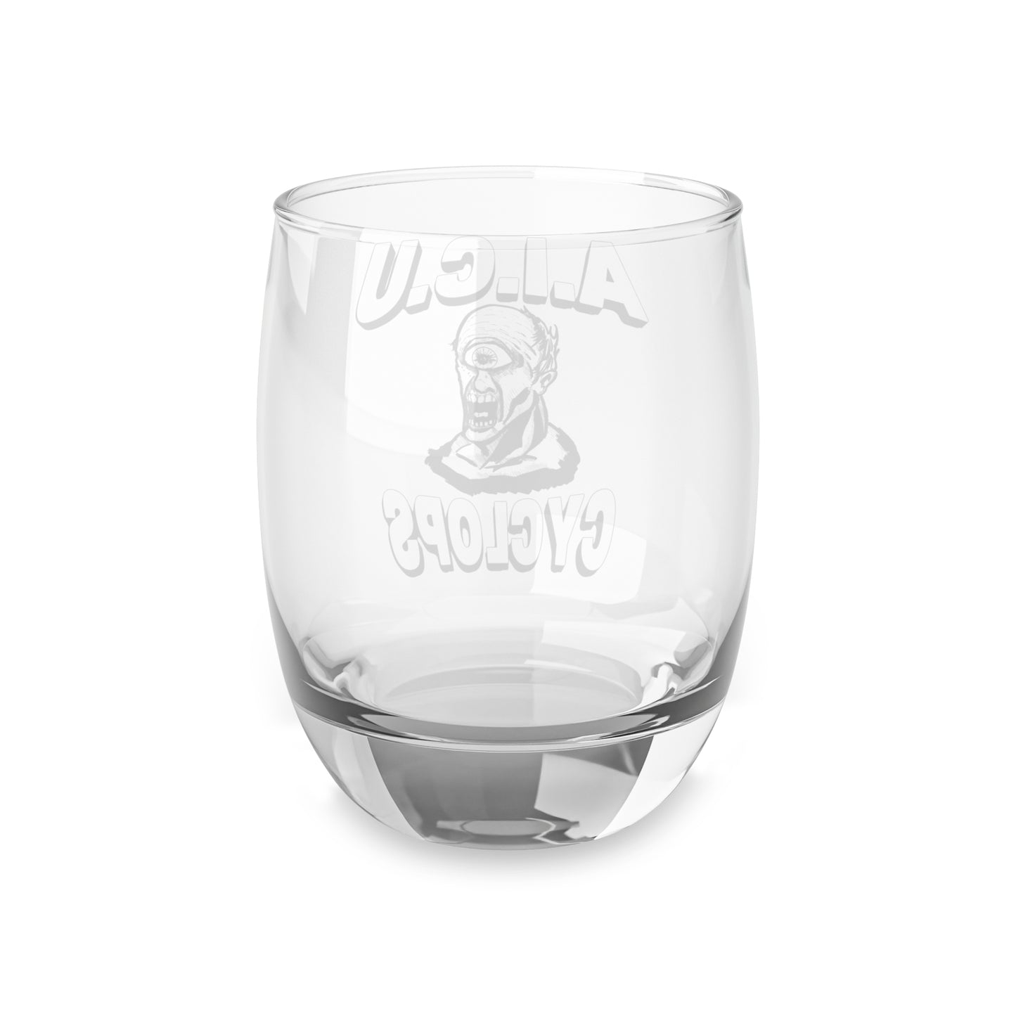 Funny Cyclops Whiskey Glass - Unique A.I.C.U. Gift for Whiskey Lovers