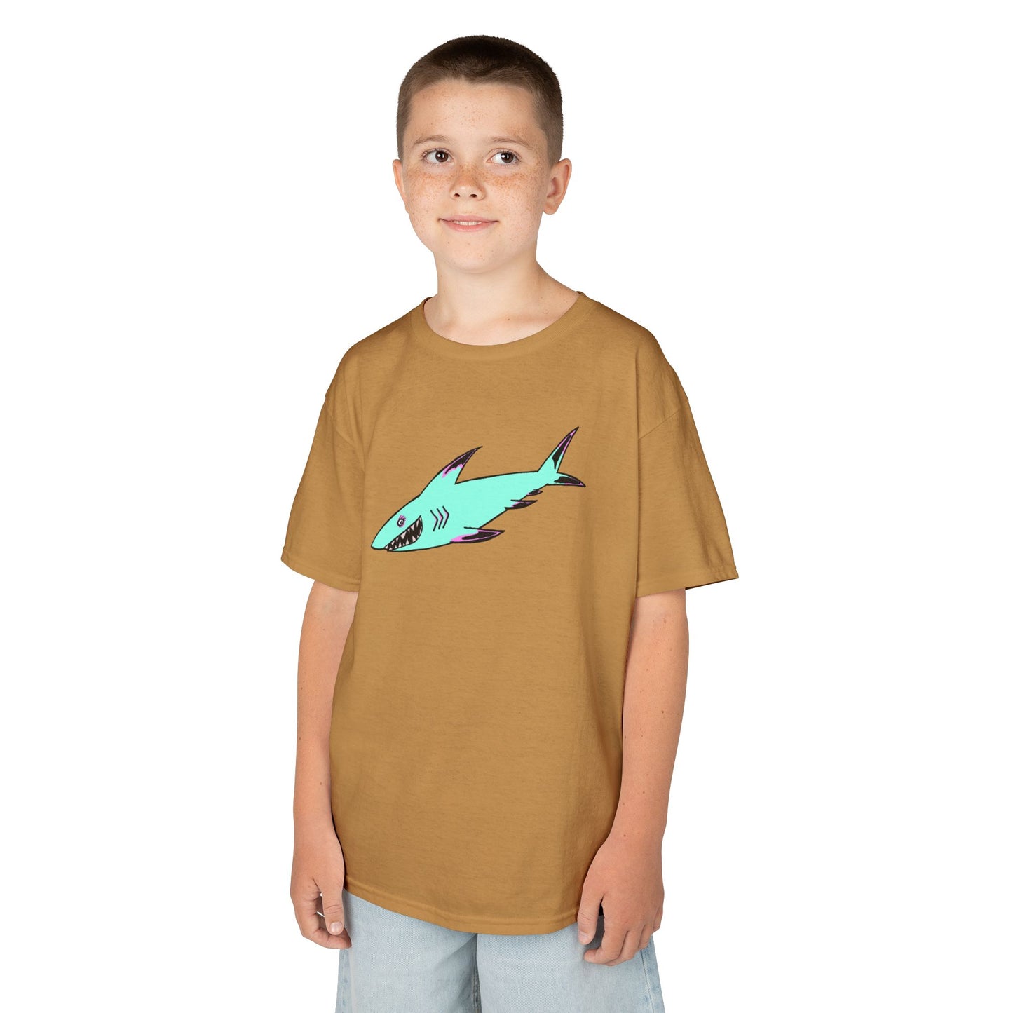 Cool Shark Kids Tee, Animal T-Shirt, Gifts for Boys, Summer Wear, Fun Graphic Tee, Birthday Gift