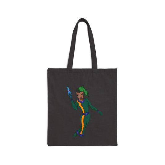 Galaxy Superhero Tote — Eco Canvas Grocery & Book Bag