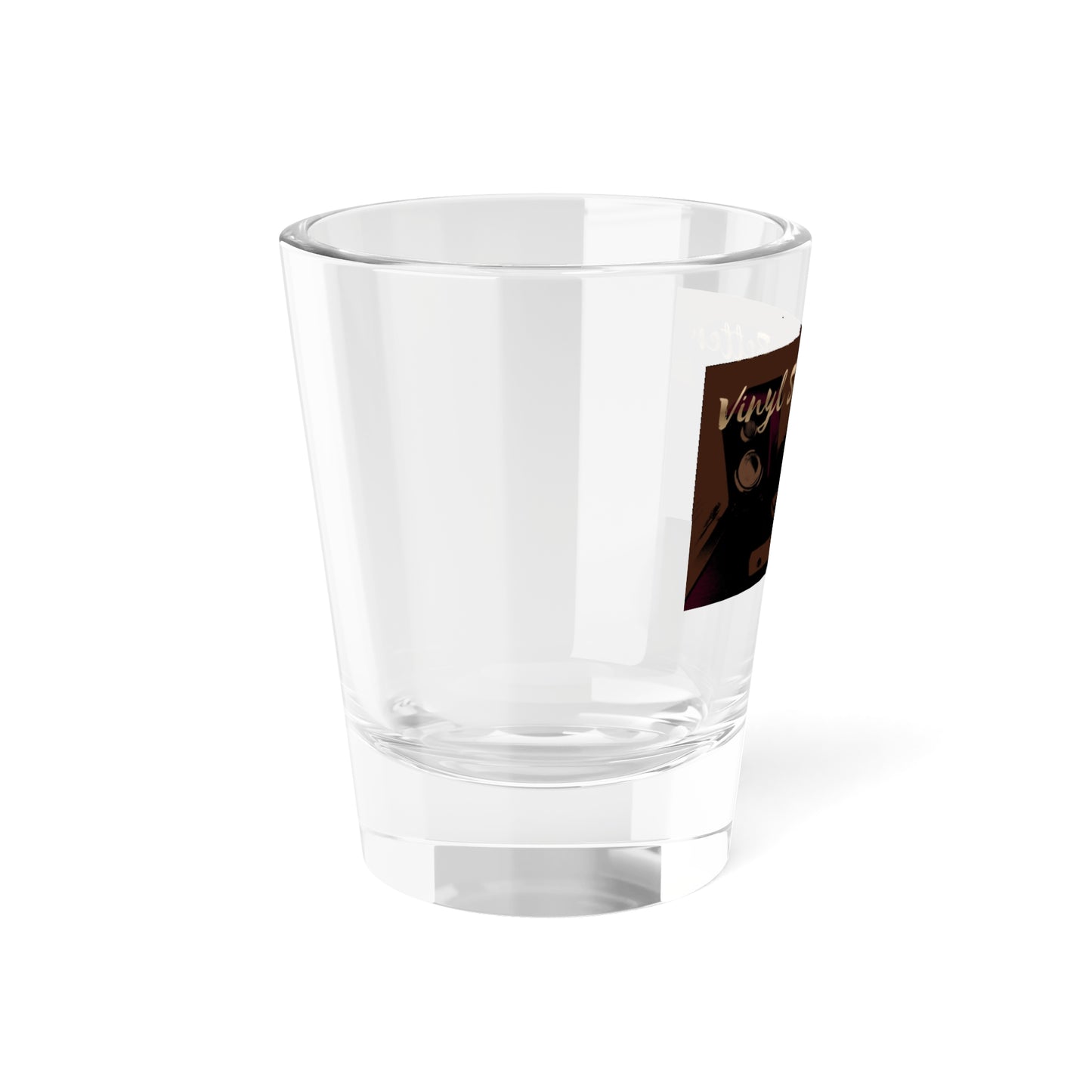 Vinyl Sounds Better Shot Glass — Retro Turntable 1.5oz Shooter