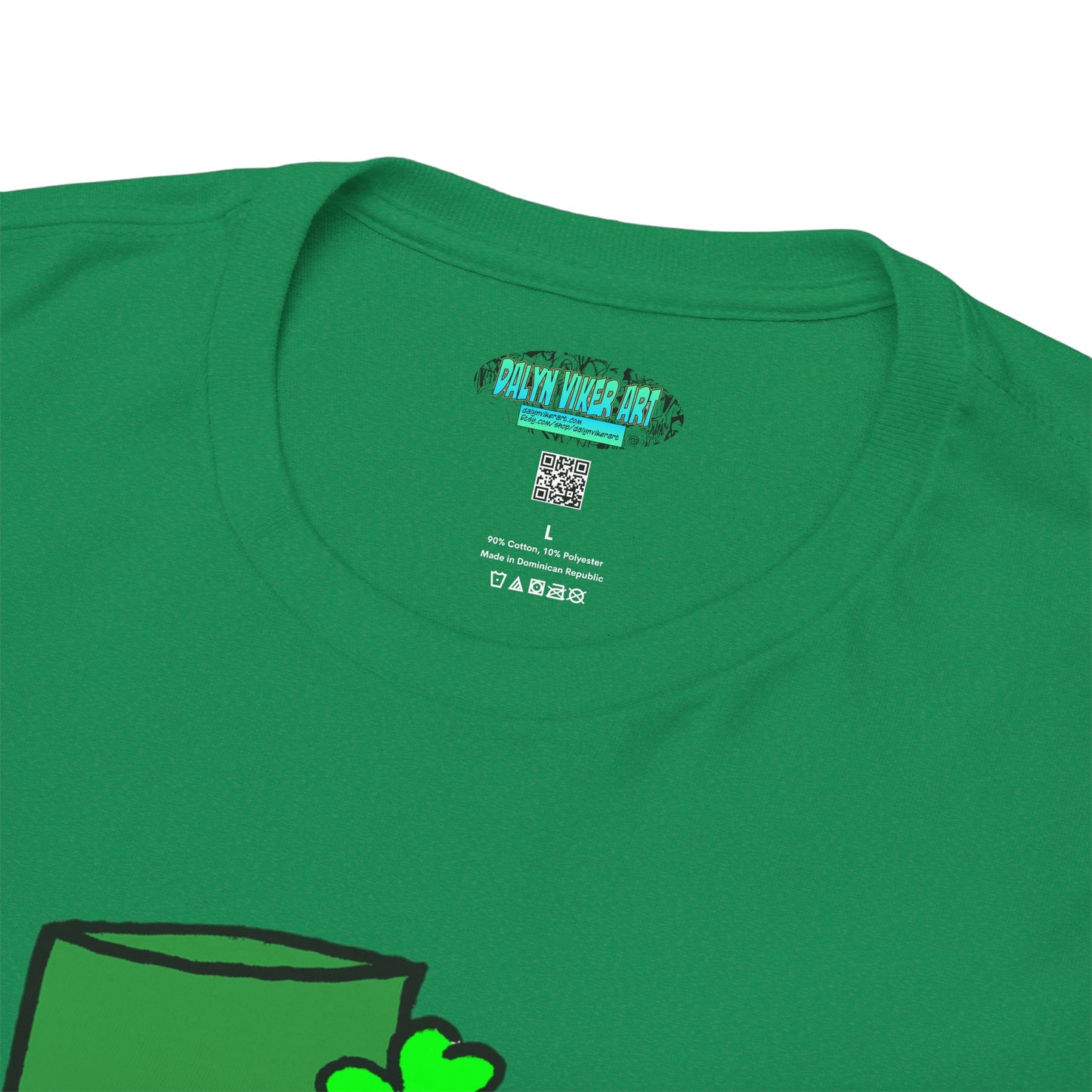 Funny Mischievious Leprechaun Saint Patrick's Day Unisex Heavy Cotton Tee - Leprechaun Design