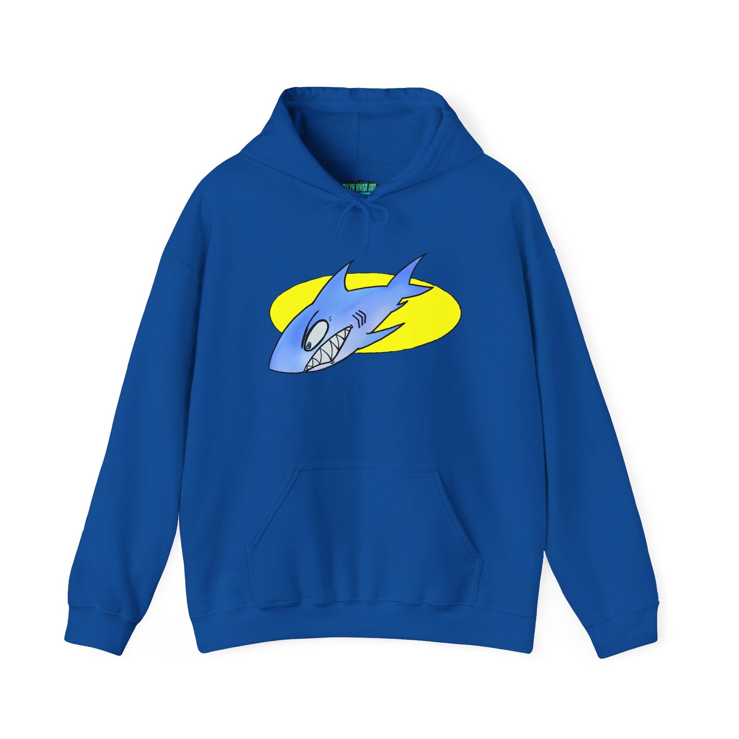 Cool Shark Graphic Hoodie - Unisex Heavy Blend Sweatshirt for Ocean Lovers, Gift for Men and Women, Beach Vibes, Casual Wear, Unique Design