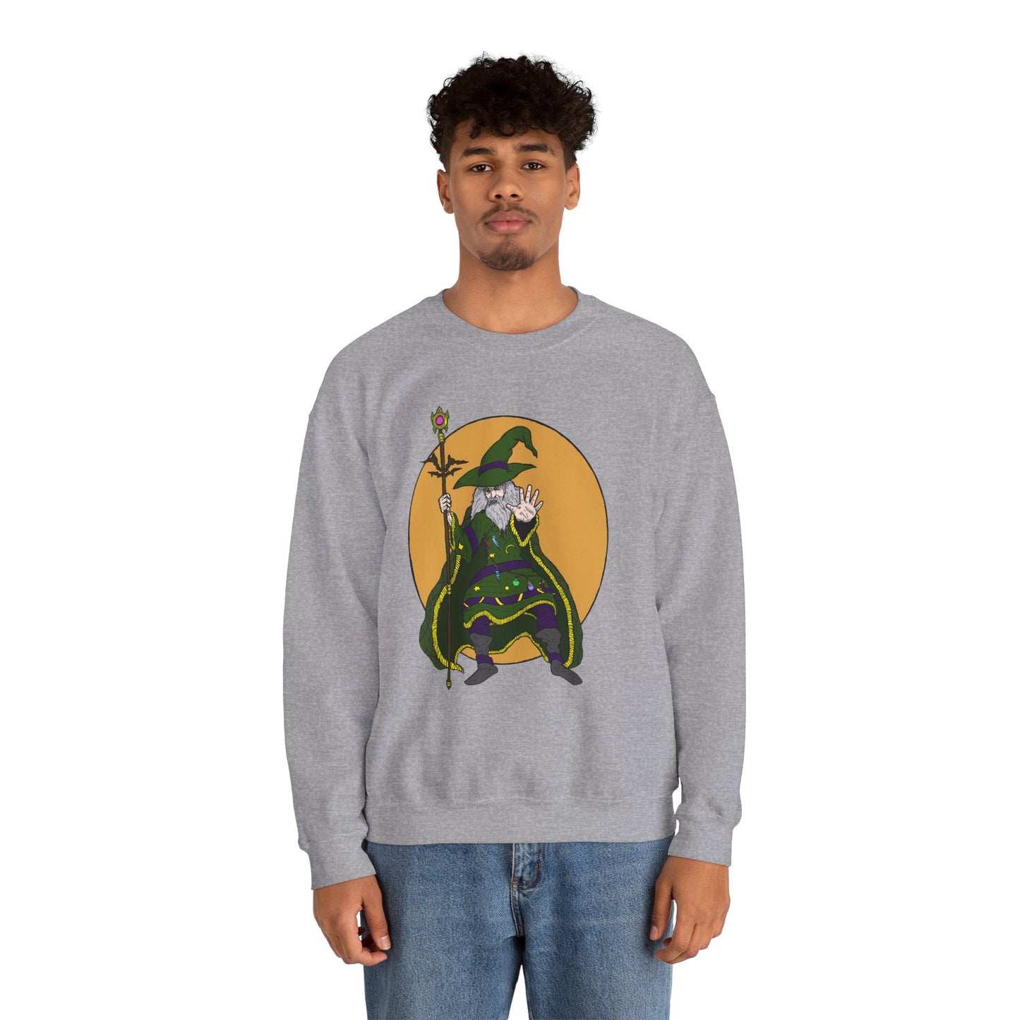 Wizard-Themed Unisex Crewneck Sweatshirt