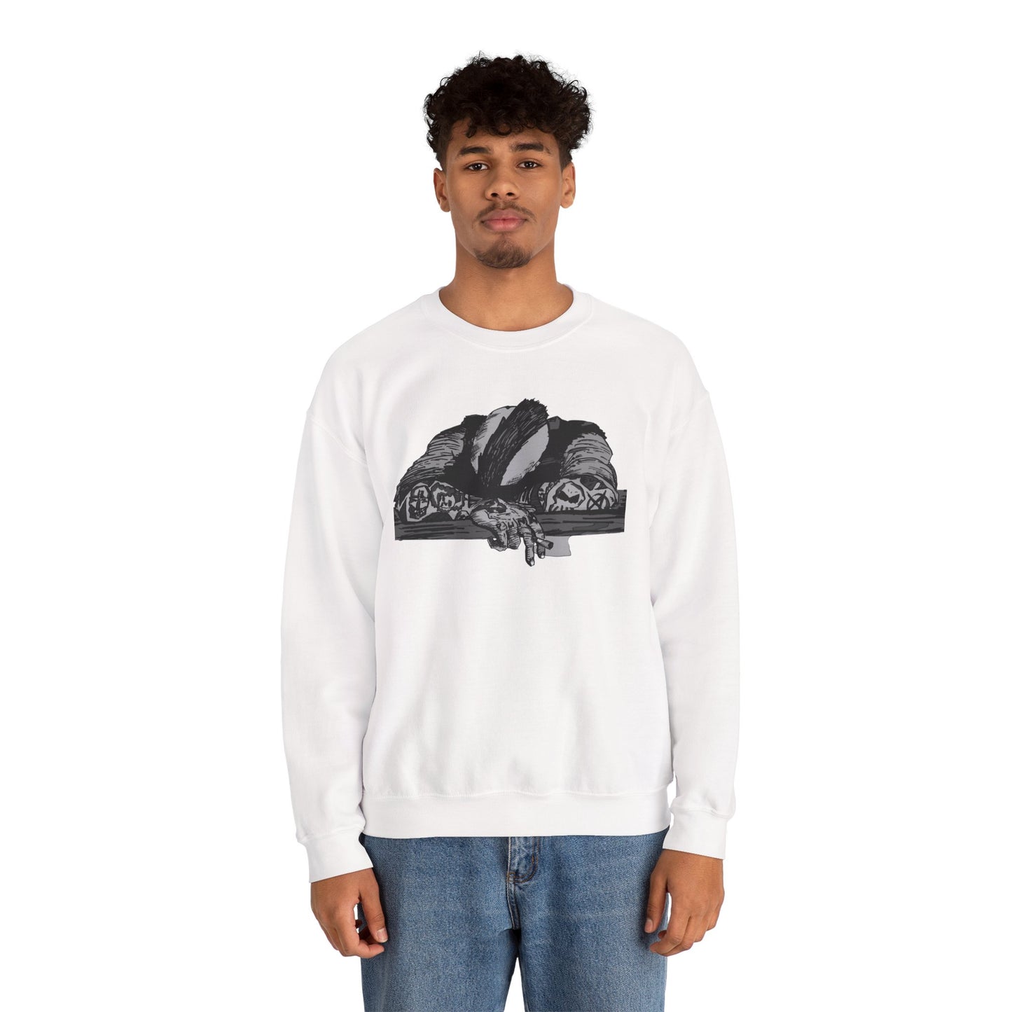 Punk and Done Graphic Crewneck Sweatshirt for Everyday Comfort