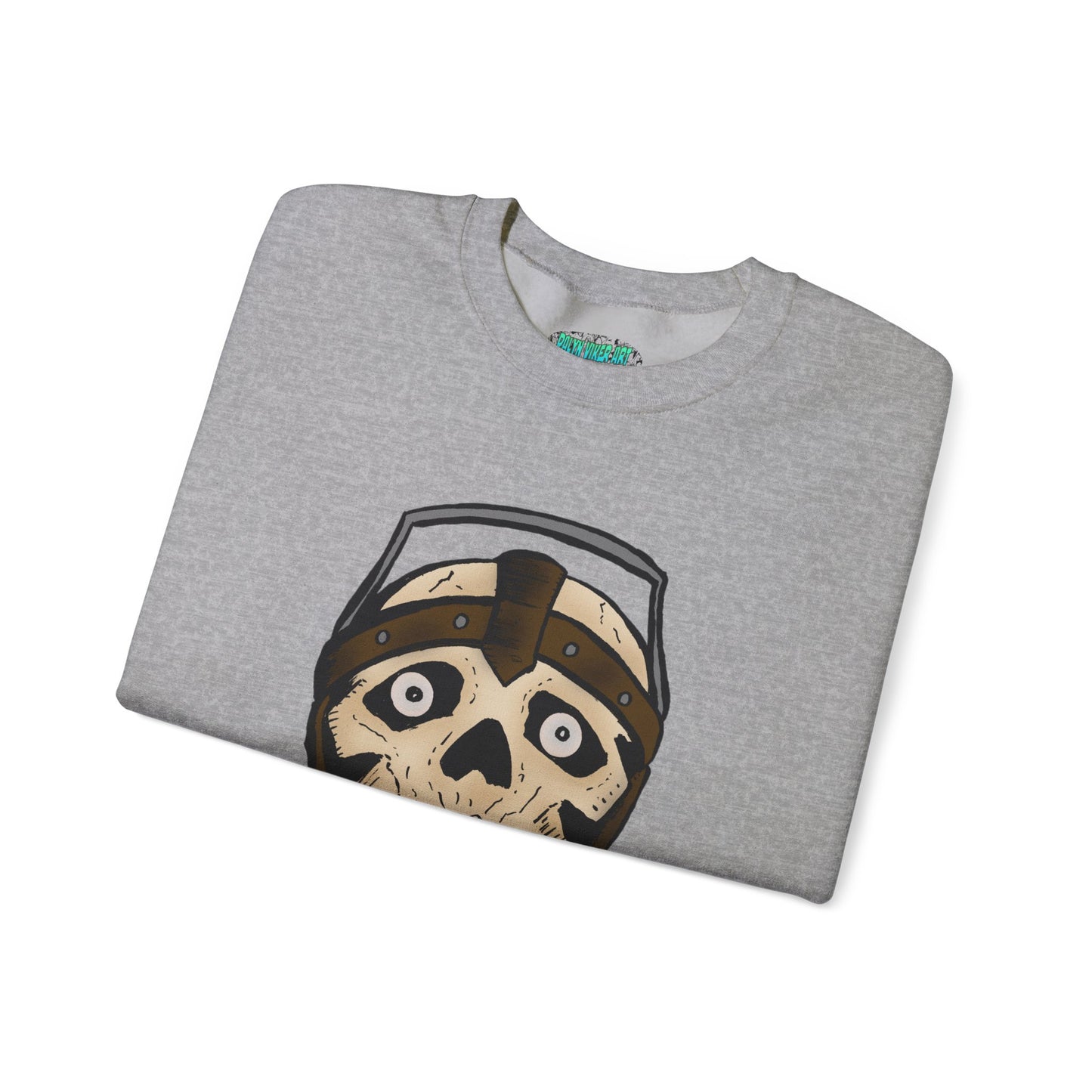 Screaming Skull Graphic Crewneck Sweatshirt - Unisex Heavy Blend