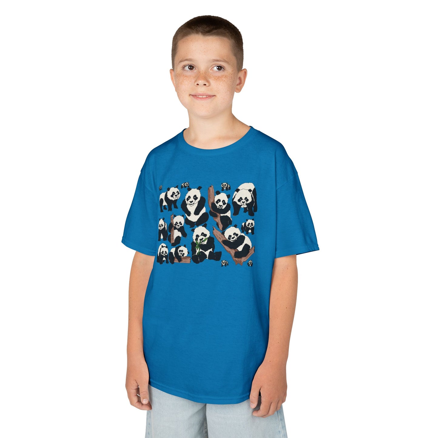 Panda Paradise Kids Tee, Cute Animal T-Shirt, Children's Gift, Birthday Present, Summer Wear, Eco-Friendly Fashion