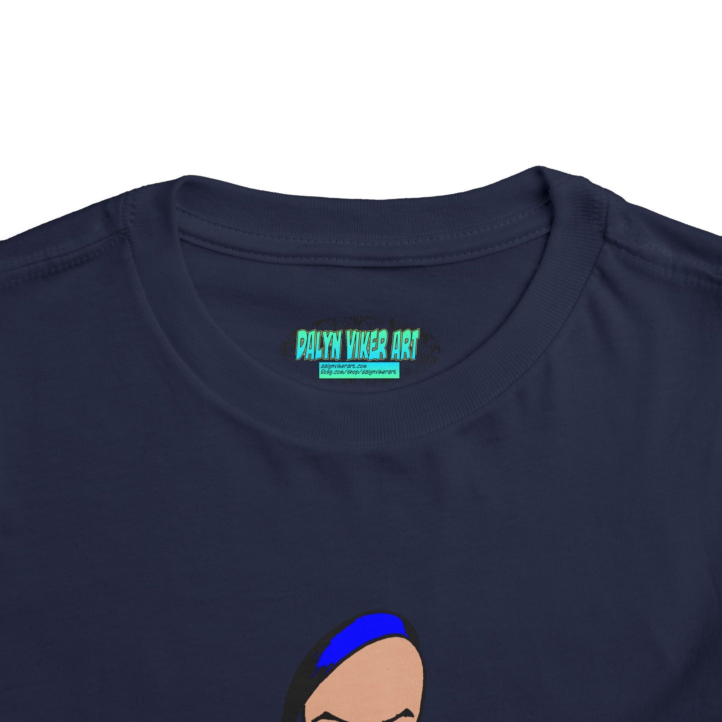 Smug Grumpy Kid Cartoon Toddler Tee