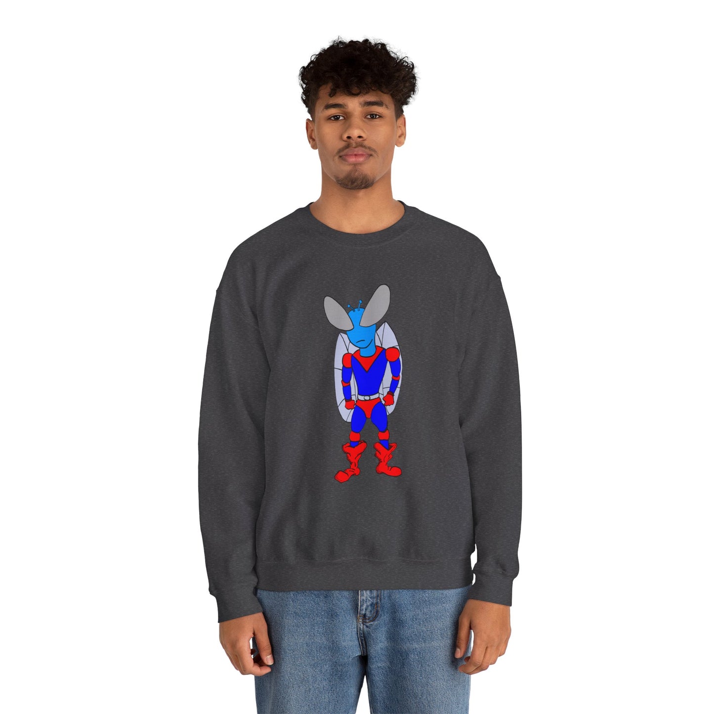 Superhero Agent 501 Unisex Heavy Blend™ Crewneck Sweatshirt