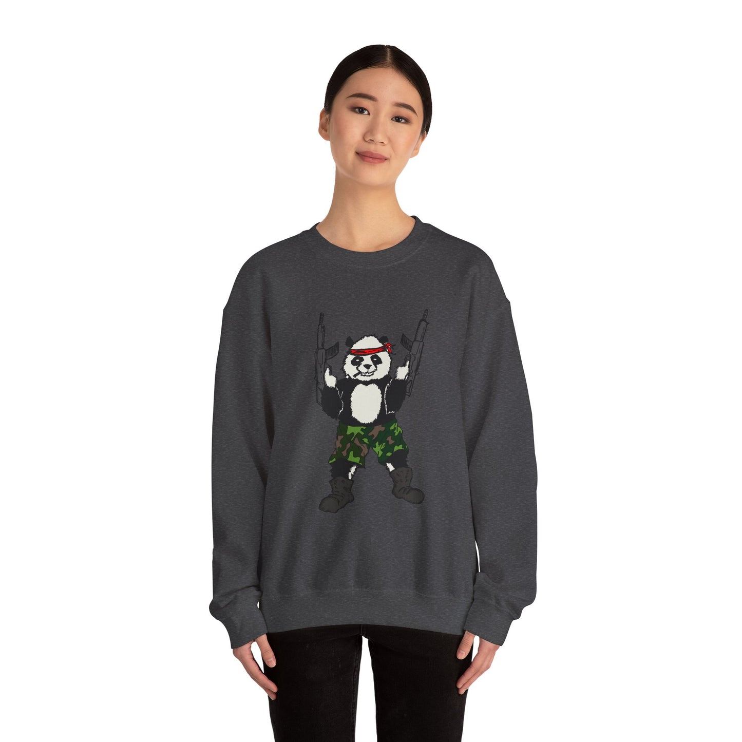 Panda Guns Crewneck Sweatshirt