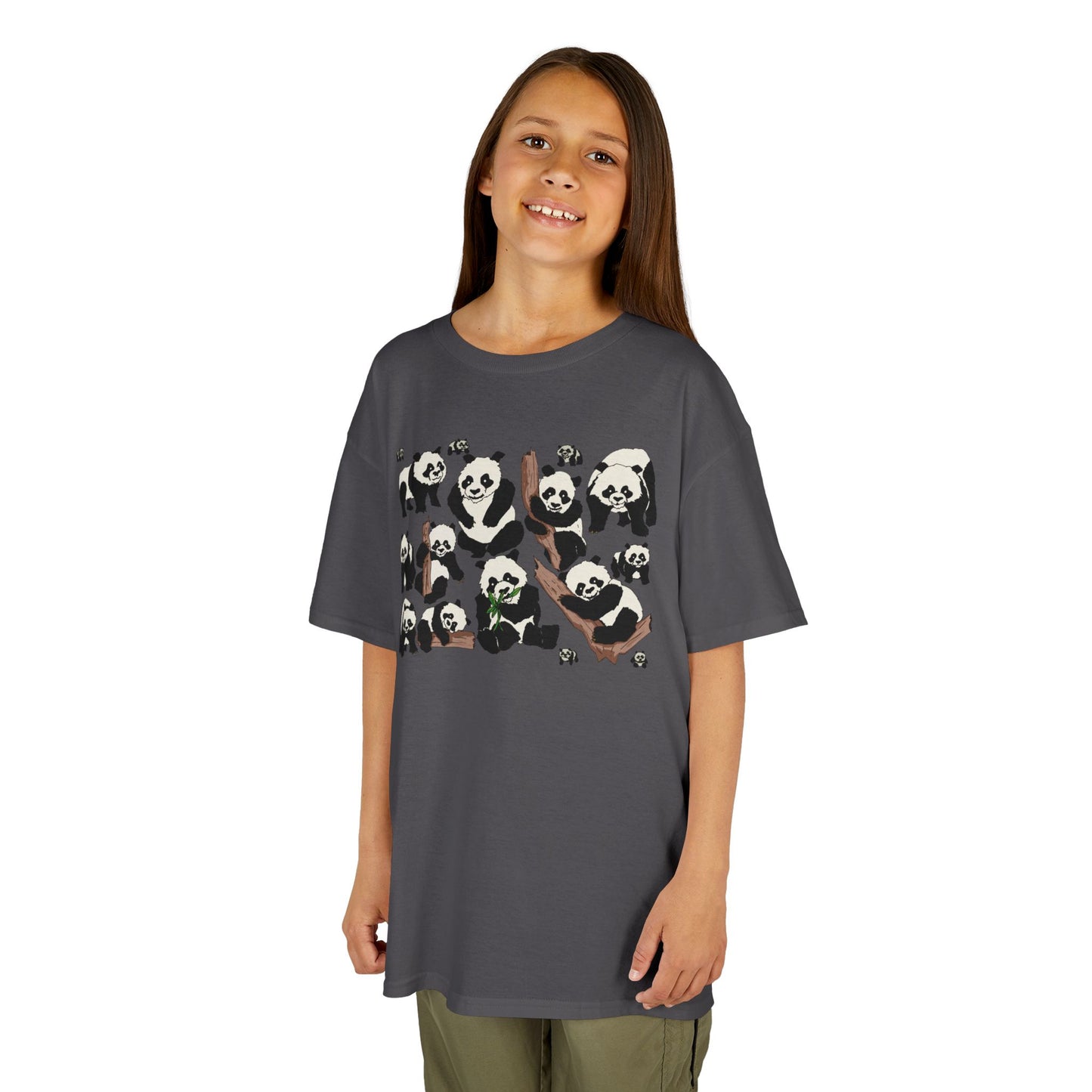 Panda Paradise Kids Tee, Cute Animal T-Shirt, Children's Gift, Birthday Present, Summer Wear, Eco-Friendly Fashion