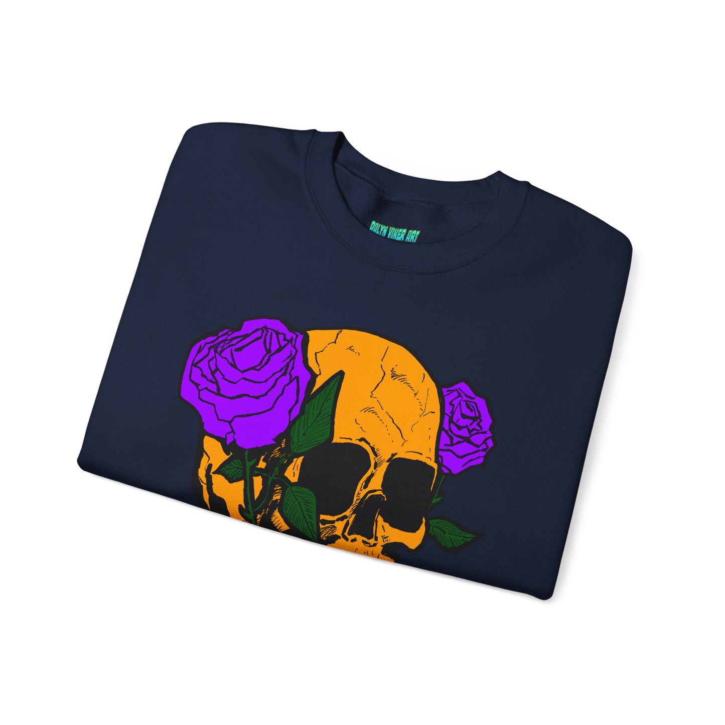Skull & Roses Sweatshirt - Unisex Heavy Blend™ Crewneck