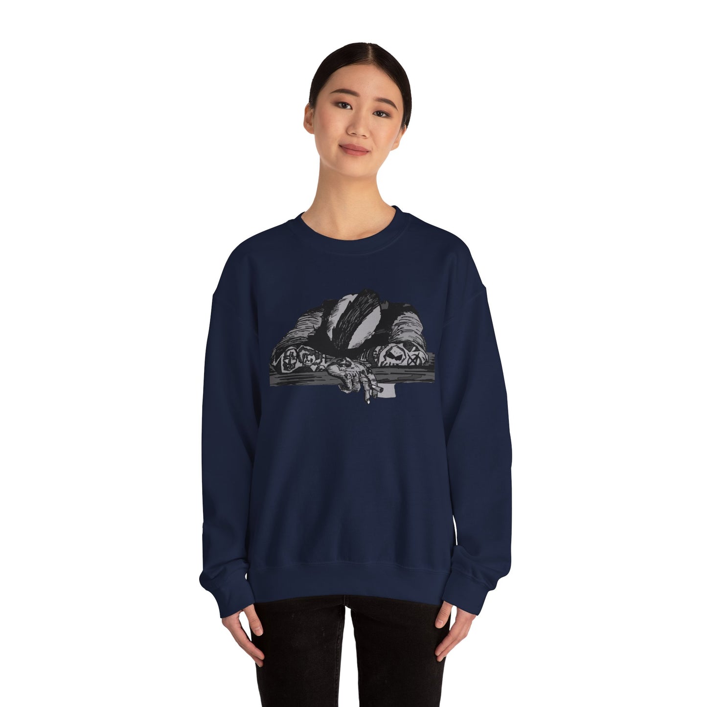 Punk and Done Graphic Crewneck Sweatshirt for Everyday Comfort