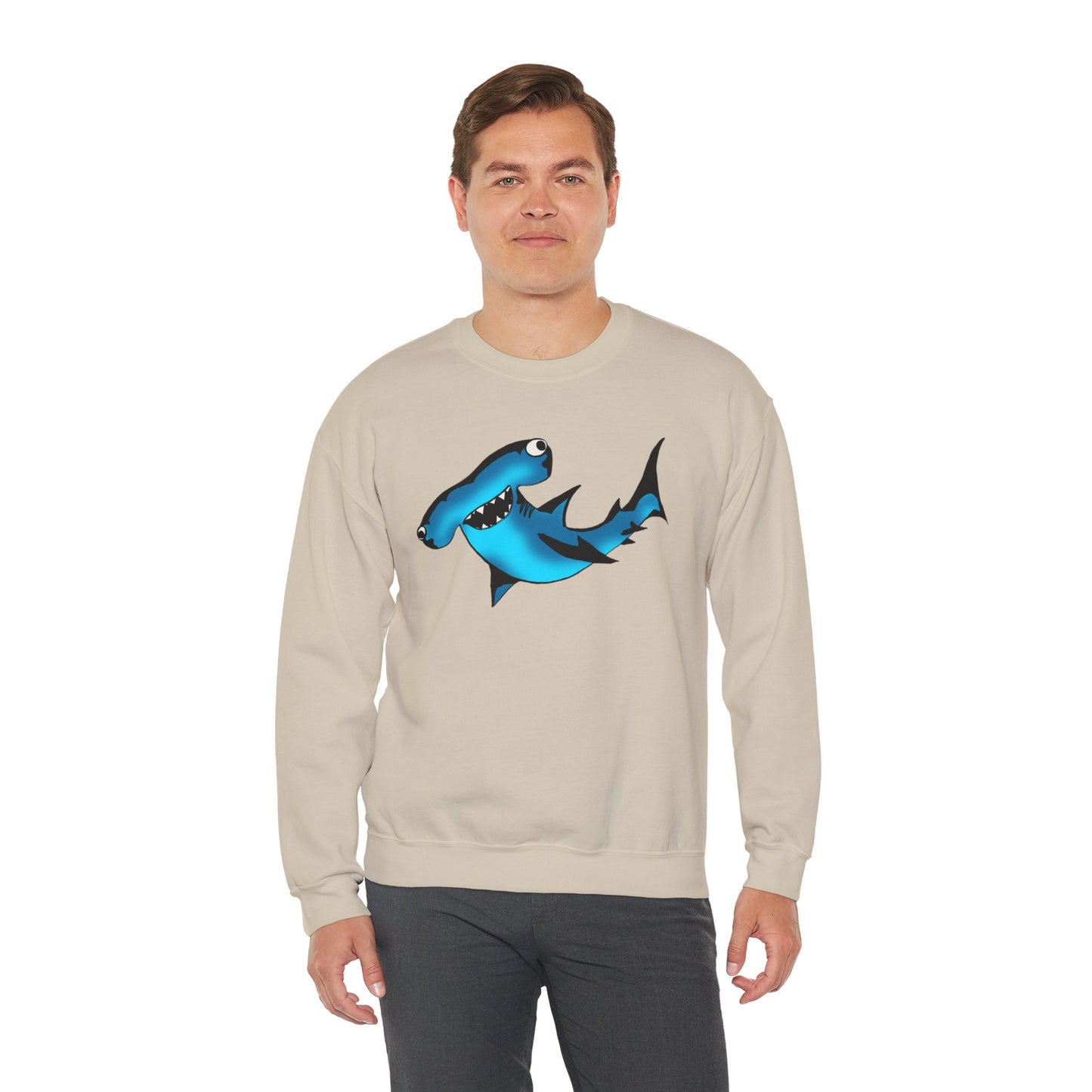 Harley Hammerhead Cute Shark Graphic Unisex Sweatshirt