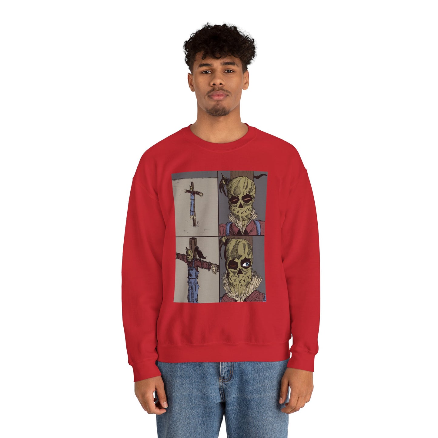 Scarecrow Graphic Crewneck Sweatshirt