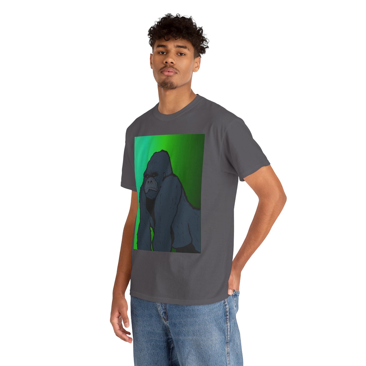 Gorilla Portrait Tee – Graphic Ape Illustration T-Shirt