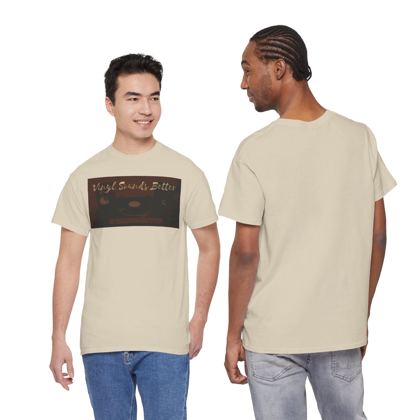 Vinyl Sounds Better T-Shirt — Retro Record Player Tee for Music Lovers