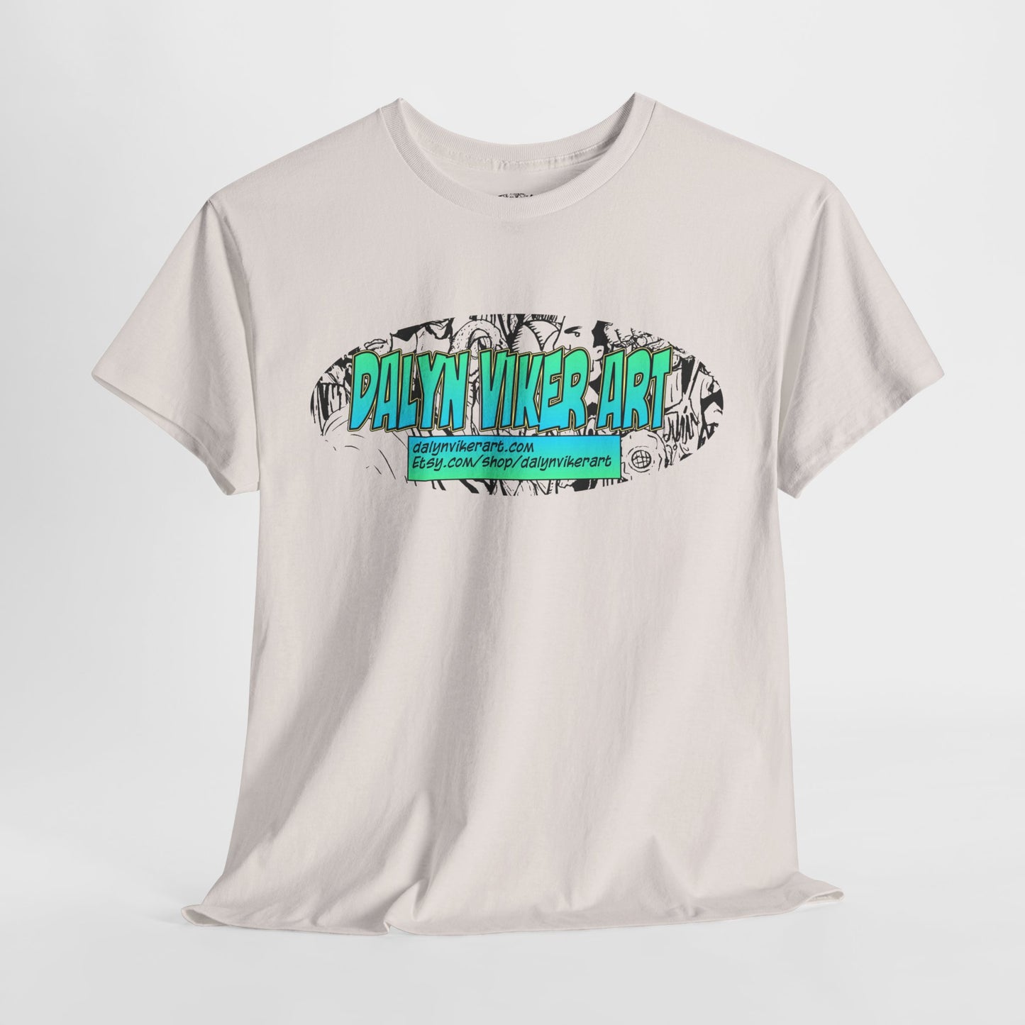 Dalyn Viker Art Logo - Artistic Unisex Tee with Abstract Design, Cool Graphic Shirt for Art Lovers, Perfect Gift for Creatives, Casual Wear, Summer Essential